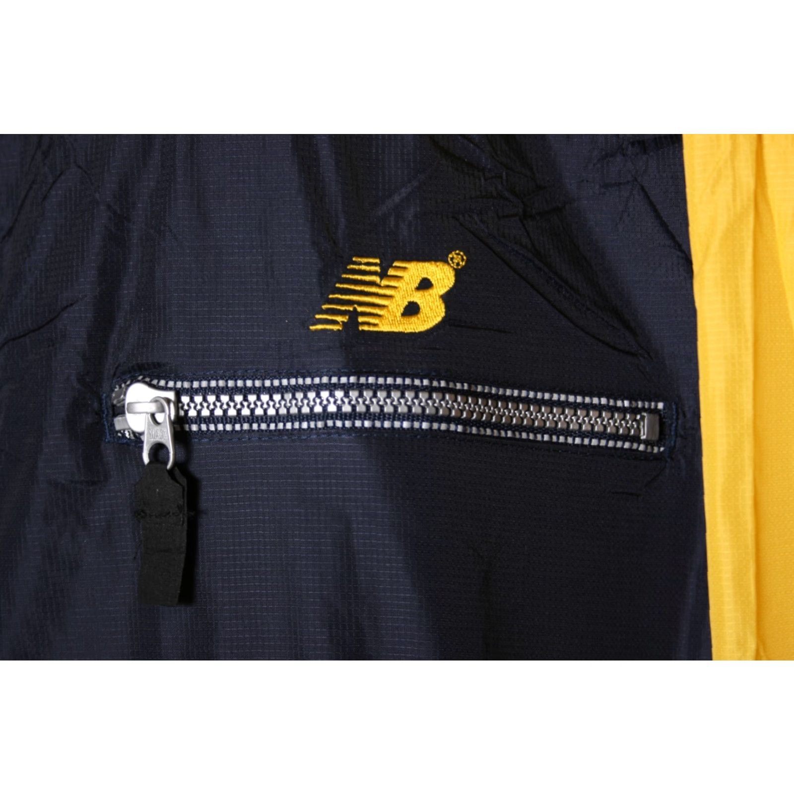 New Balance VINTAGE New Balance Jacket Track Jacket Men L Blue Yellow Nylon Zip Sweat Activewear Running & Jogging Size US L / EU 52-54 / 3 - 3 Thumbnail