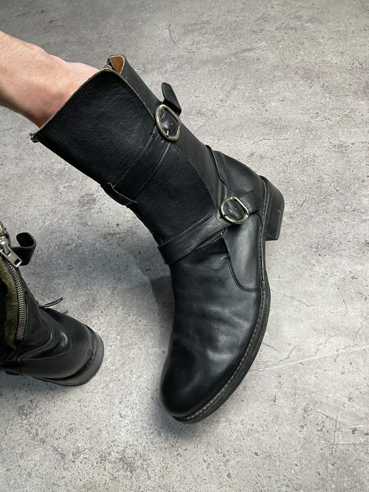 Officine Creative Rare Officine Creative Leather Zip Boots Size US 11 / EU 44 - 12 Thumbnail