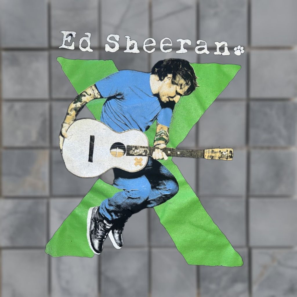 Vintage Ed Sheeran 2015 Tour T-Shirt Black Medium 18x27.5 Thinking Out Land Band Tee Size US M / EU 48-50 / 2 - 1 Thumbnail