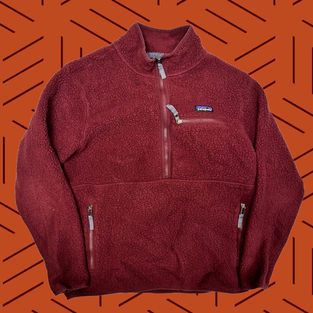 Patagonia Patagonia Retro Pile Fleece Pullover Burgundy Chicory Red L Women Size L / US 10 / IT 46 - 1 Thumbnail