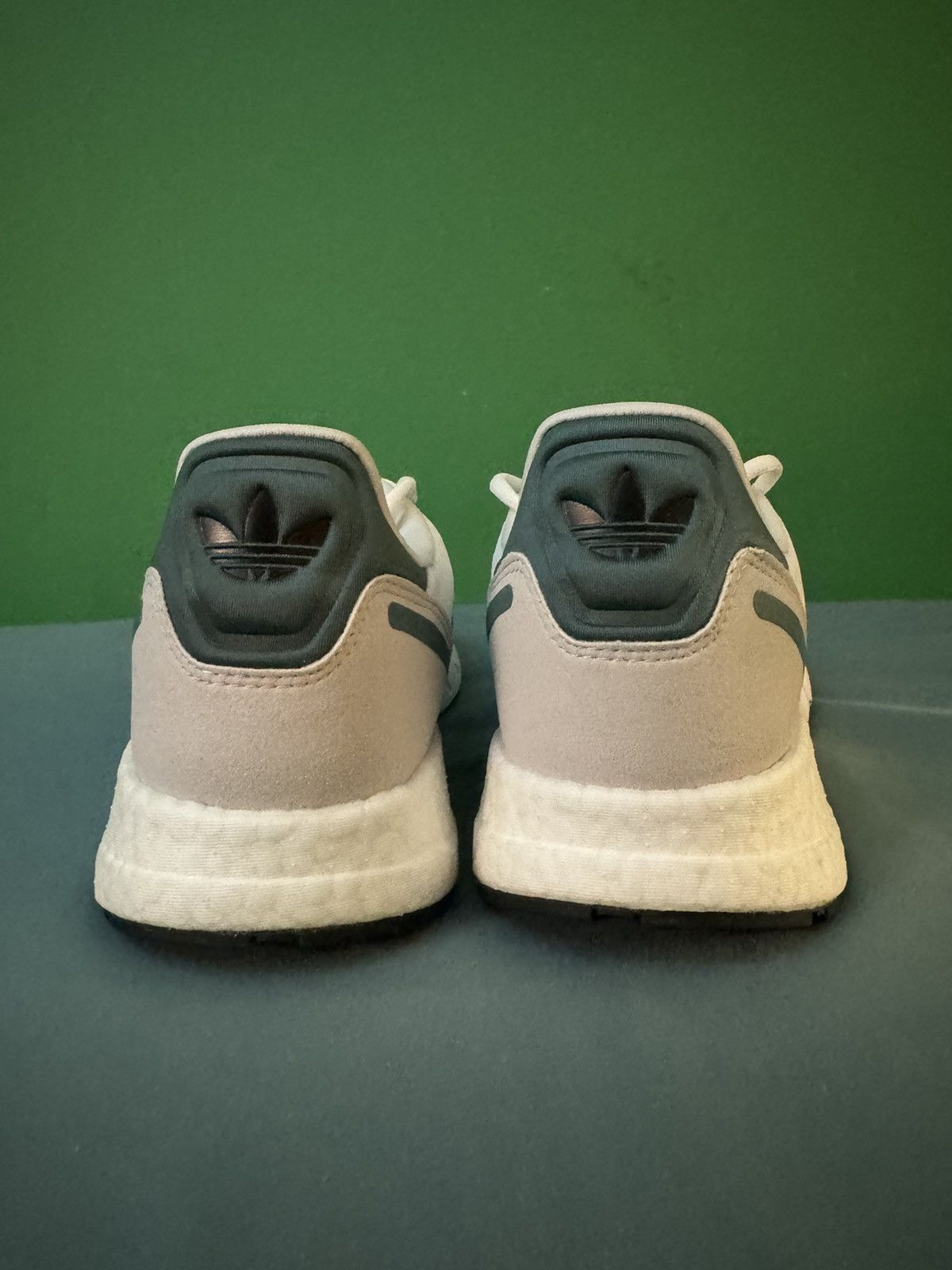 Adidas Adidas ZX 2K Boost White Hazy Emerald 2021 Size US 11 / EU 44 - 3 Thumbnail