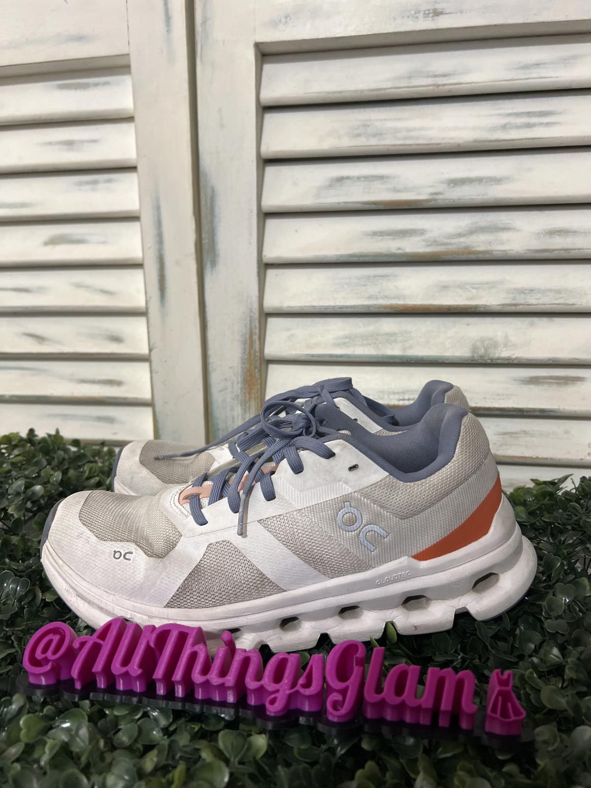 Other On Running Cloud Sneakers in White Gray Orange Accent 7.5 Size US 7.5 / IT 37.5 - 5 Thumbnail