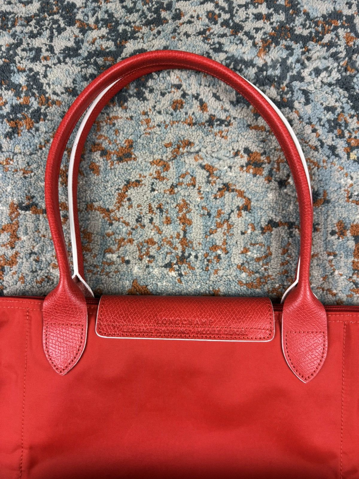 Designer Rare Longchamp Le Pilage Club shopping tote size L bag Size ONE SIZE - 8 Thumbnail