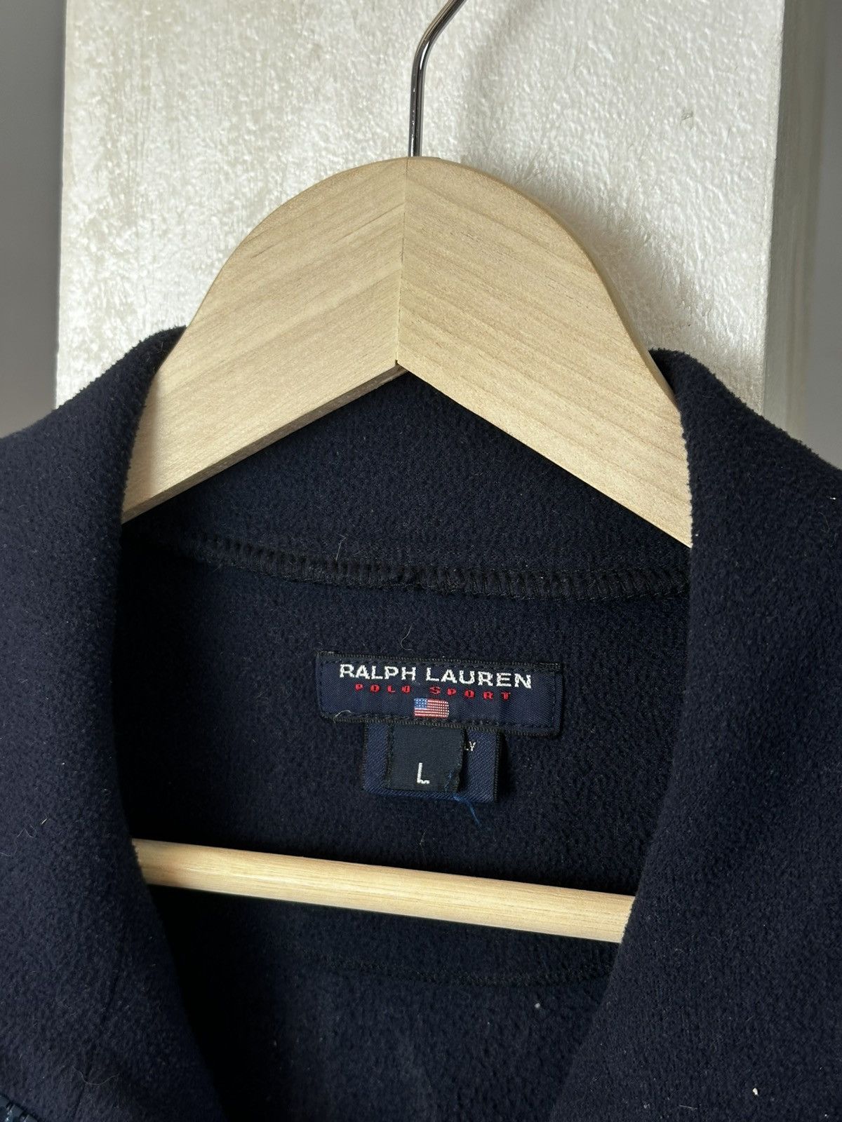 Polo Ralph Lauren Vintage Polo Ralph Lauren Y2K Zip Fleece Size L / US 10 / IT 46 - 7 Thumbnail