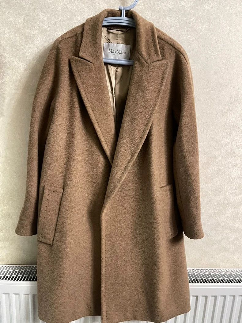 Max Mara Max Mara Short coat with suit collar Size L / US 10 / IT 46 - 1 Thumbnail
