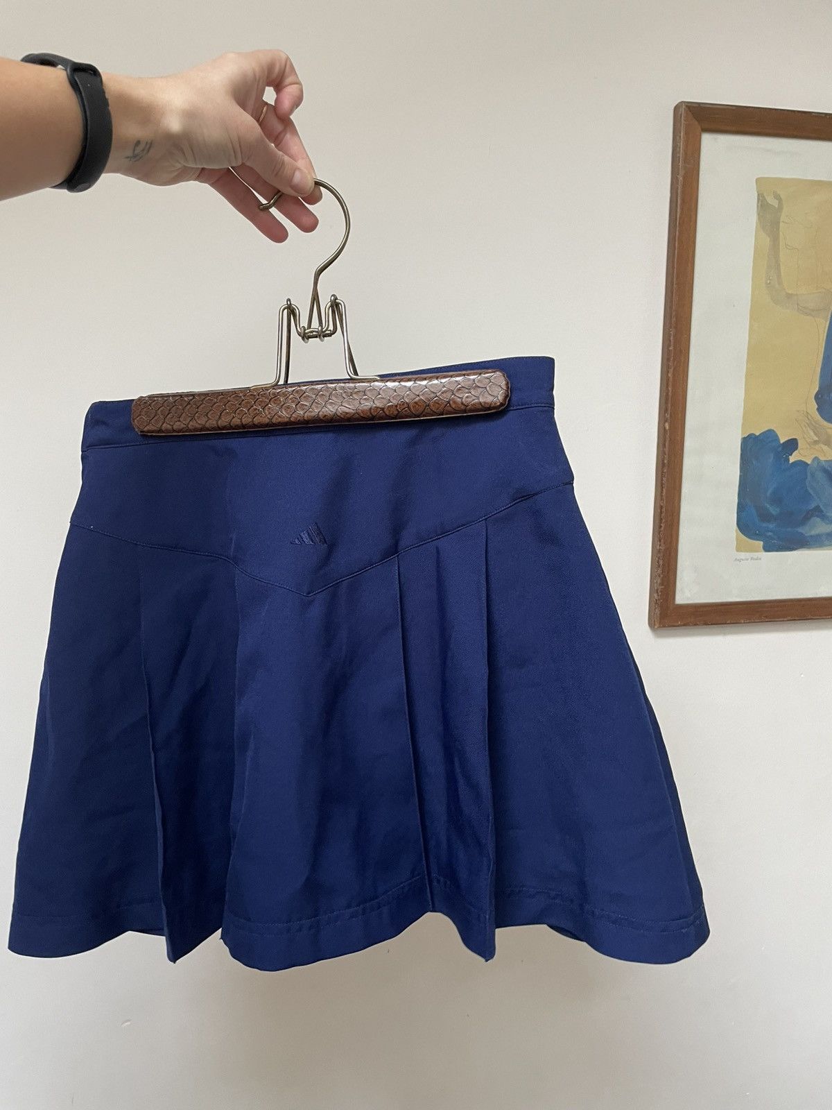 Adidas × Vintage Adidas vintage mini skirt 36 y2k 00s tennis skirt Size 27" / US 4 / IT 40 - 1 Thumbnail