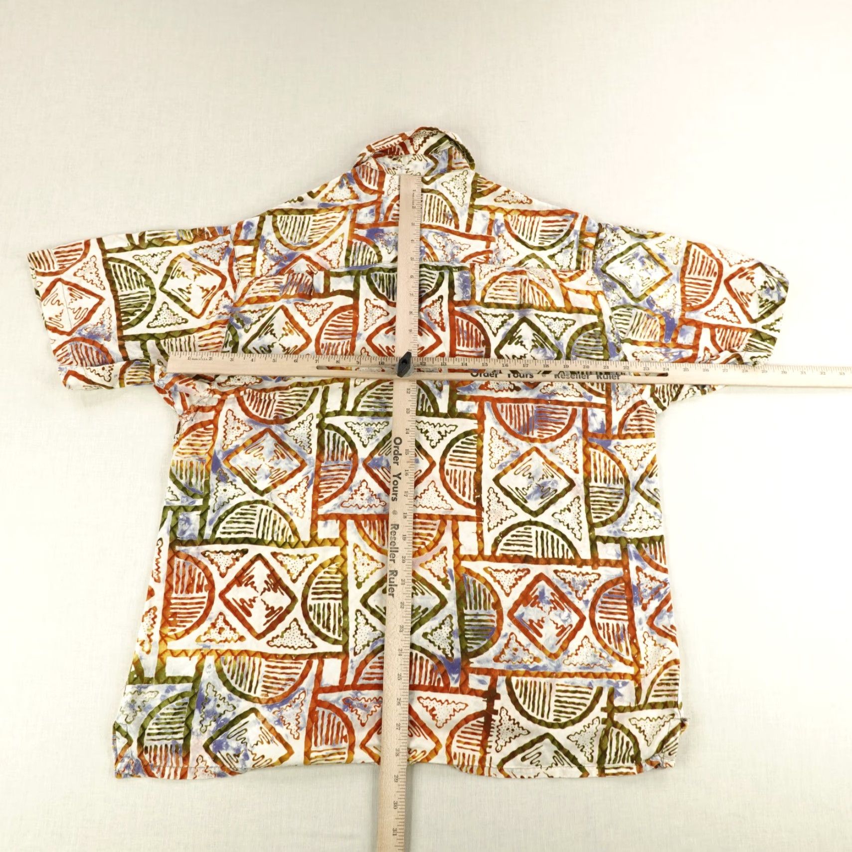 The Territory Ahead VINTAGE Territory Ahead Shirt Mens L Orange Geometric Rayon Camp Size US L / EU 52-54 / 3 - 5 Thumbnail