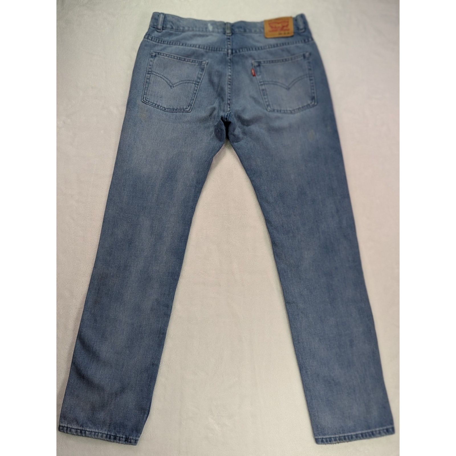 Levi's 511 Slim Sz 20 Reg W30 L30 Light Wash Distressed Boro Style Size 30" / US 8 / IT 44 - 7 Thumbnail