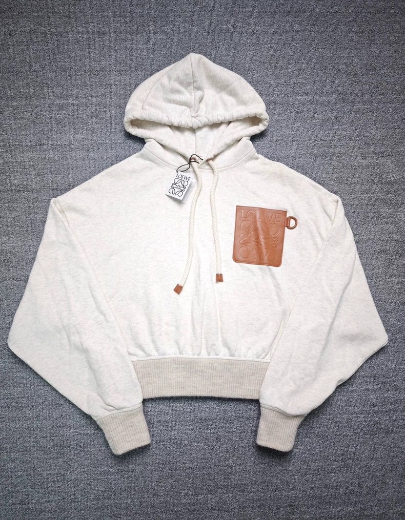 Loewe LOEWE SS23 Logo label hooded long sleeve hoodie Size XS / US 0-2 / IT 36-38 - 1 Thumbnail