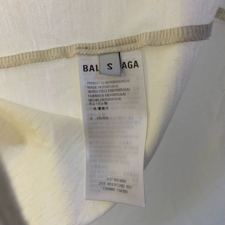 Balenciaga Balenciaga Double B Khaki Short-Sleeve T-Shirt Size US S / EU 44-46 / 1 - 5 Thumbnail