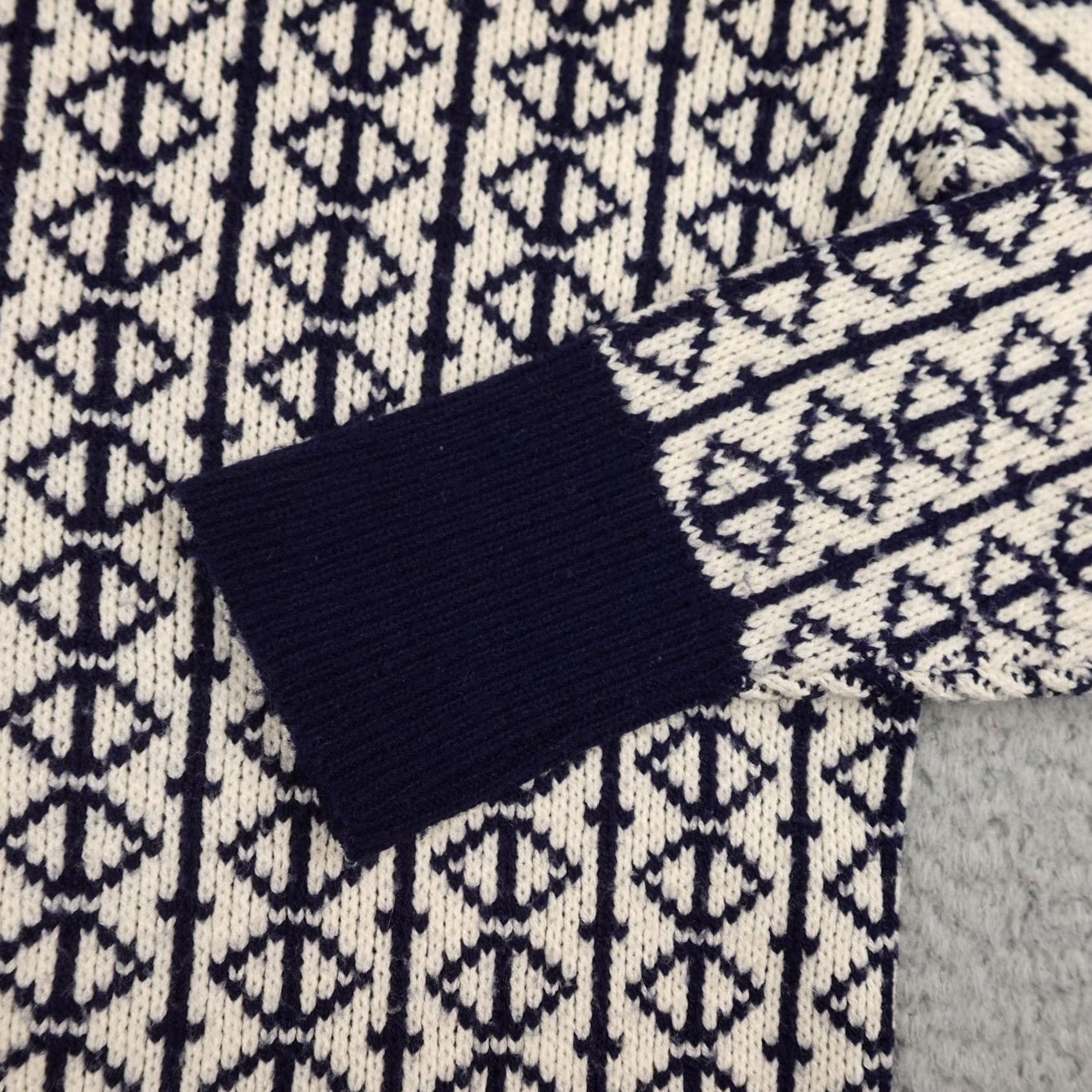 Vintage VINTAGE Heritage Sportswear Sweater Mens XL Blue Geometric 80s Ski Pullover Knit Wool? Acrylic Size US XL / EU 56 / 4 - 6 Thumbnail