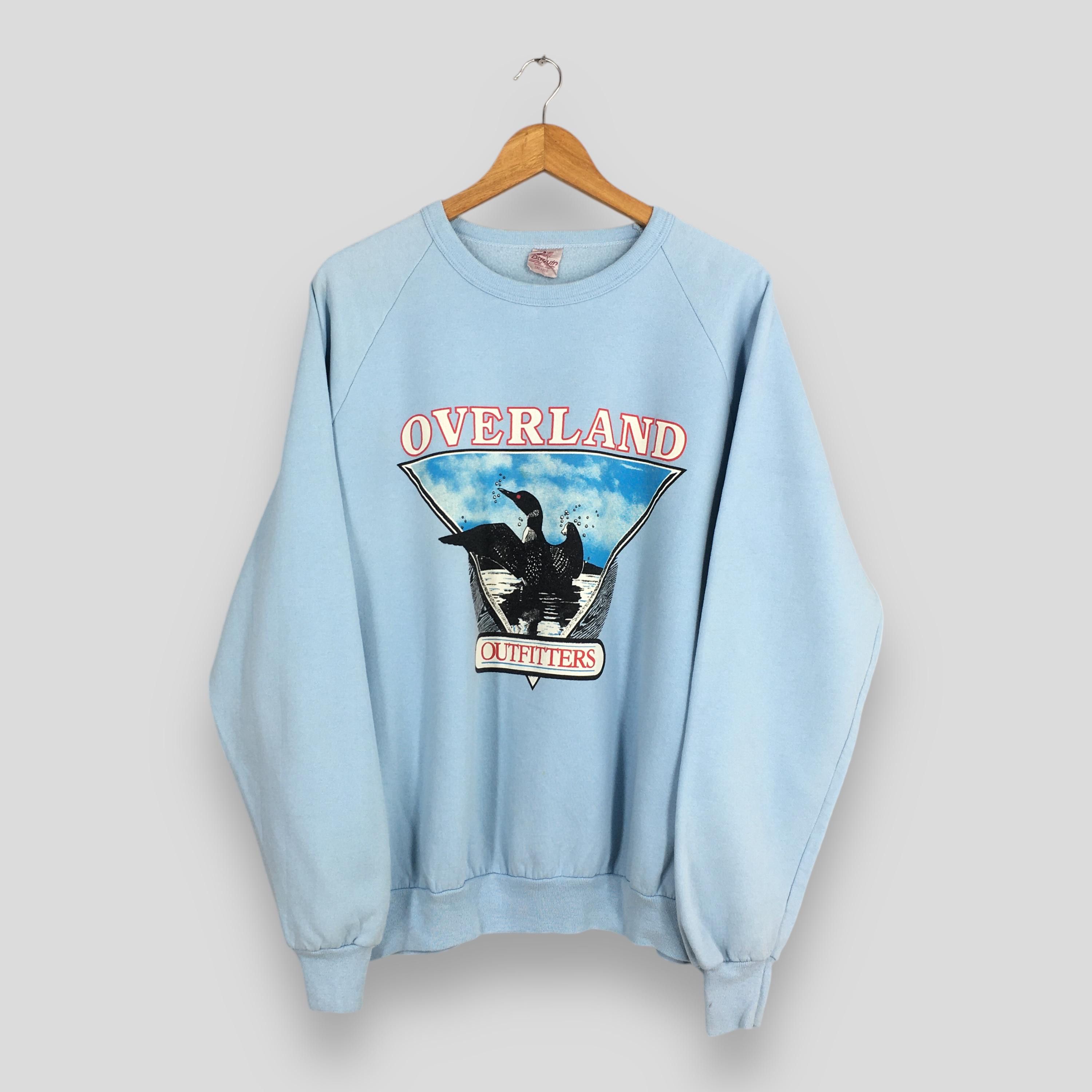 Overland Vintage Overland Outfitters Blue Sweatshirt 2XLarge Size US XXL / EU 58 / 5 - 1 Thumbnail
