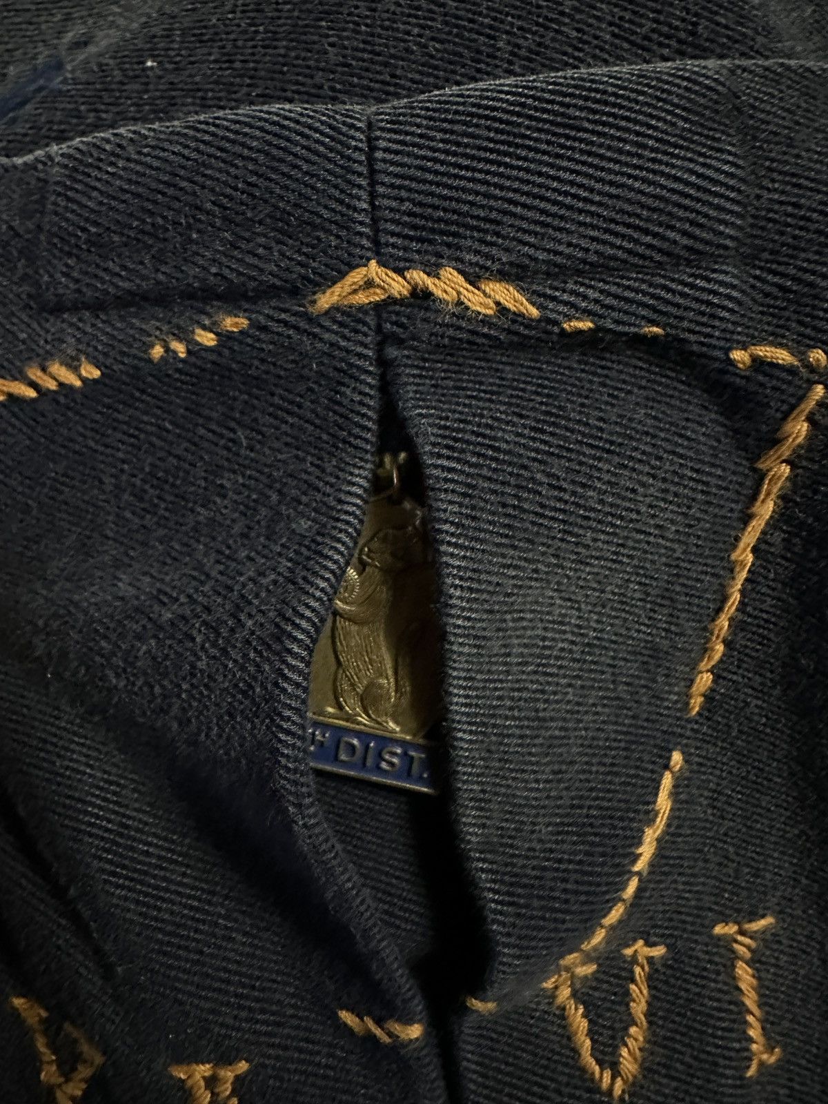 Kapital Napoleon Navy Blazer Cardigan French chore coat sweat jacket Size US L / EU 52-54 / 3 - 15 Thumbnail