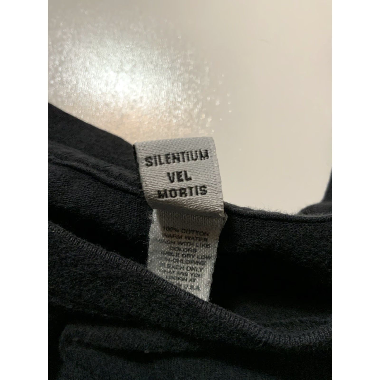 Vintage VINTAGE Silentium Vel Mortis Shadow Silence Or Death Scream Punk Rock Grunge T-Shirt XL Men Black Size US XL / EU 56 / 4 - 5 Thumbnail