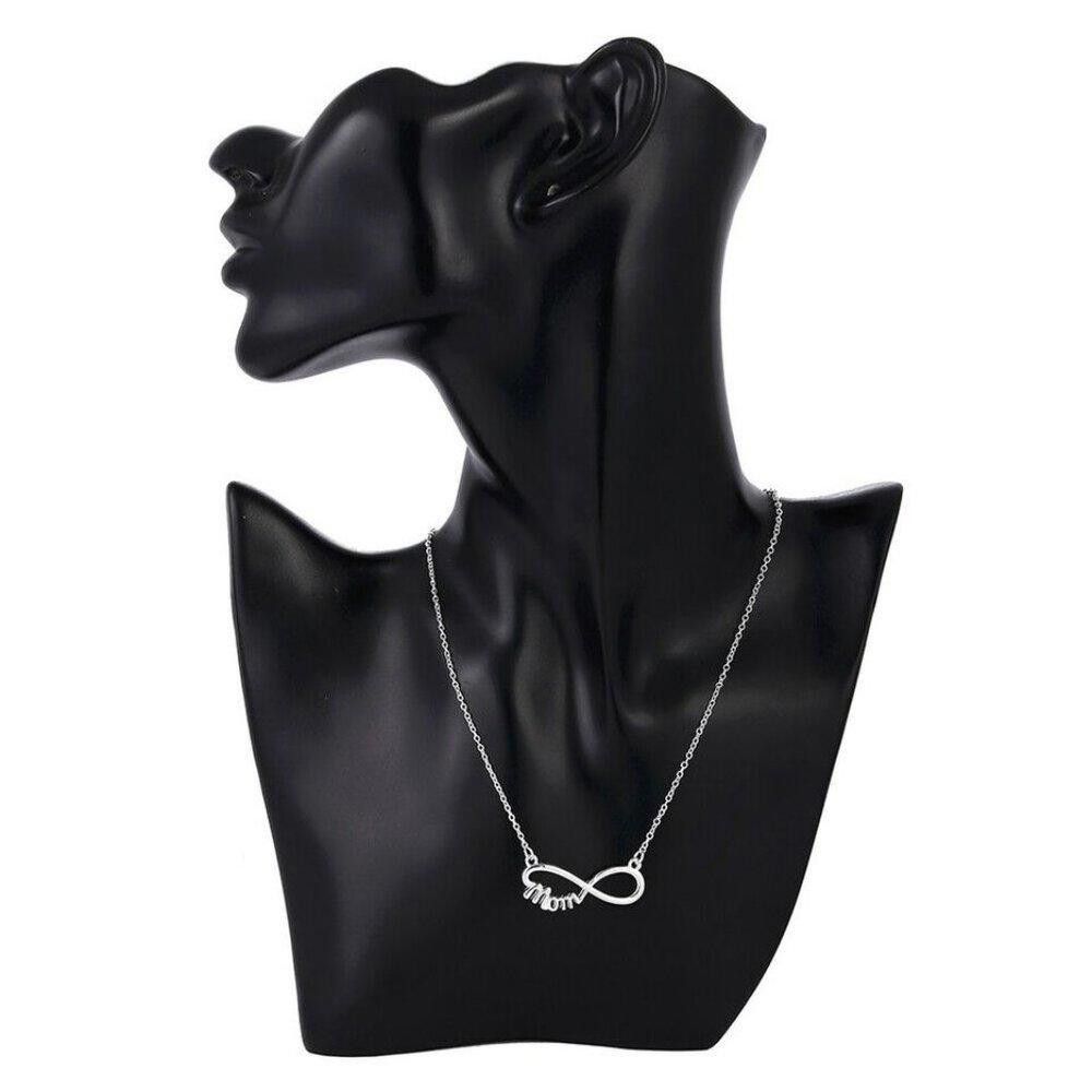 Designer 925 Sterling Silver Mom Infinity Necklace Size ONE SIZE - 3 Thumbnail