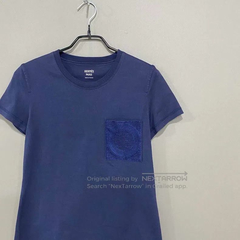 Hermes Hermes Pocket Logo Short Sleeve Size XXS / US 00 / IT 34 - 2 Thumbnail