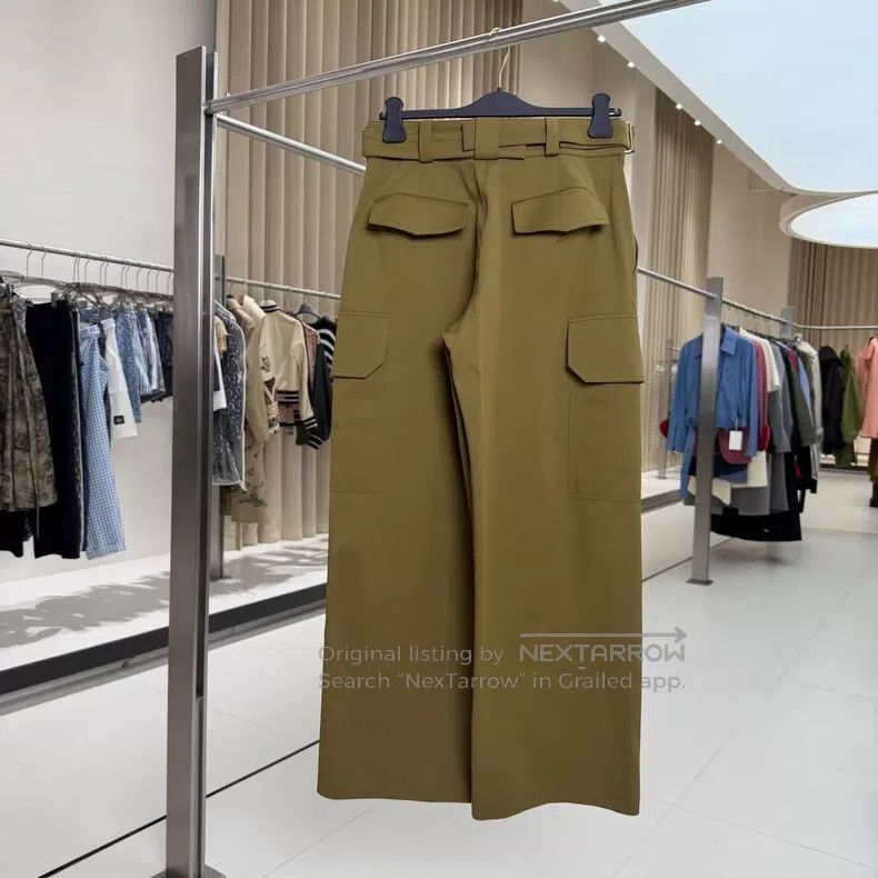Louis Vuitton Louis Vuitton Green Nylon Straight Leg Pants Size US 36 / EU 52 - 2 Thumbnail
