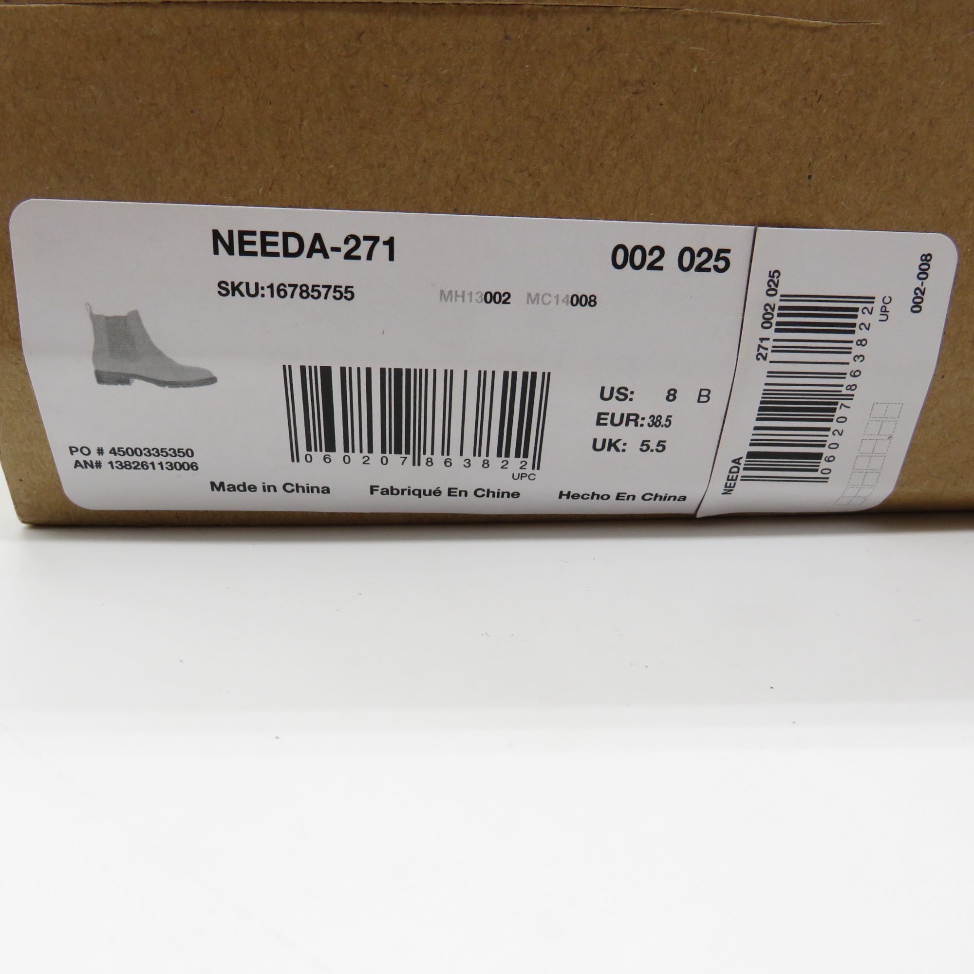 Call It Spring Call It Spring Needa Womens Tan Chelsea Boots Size 8 Elastic Size US 8 / IT 38 - 2 Thumbnail