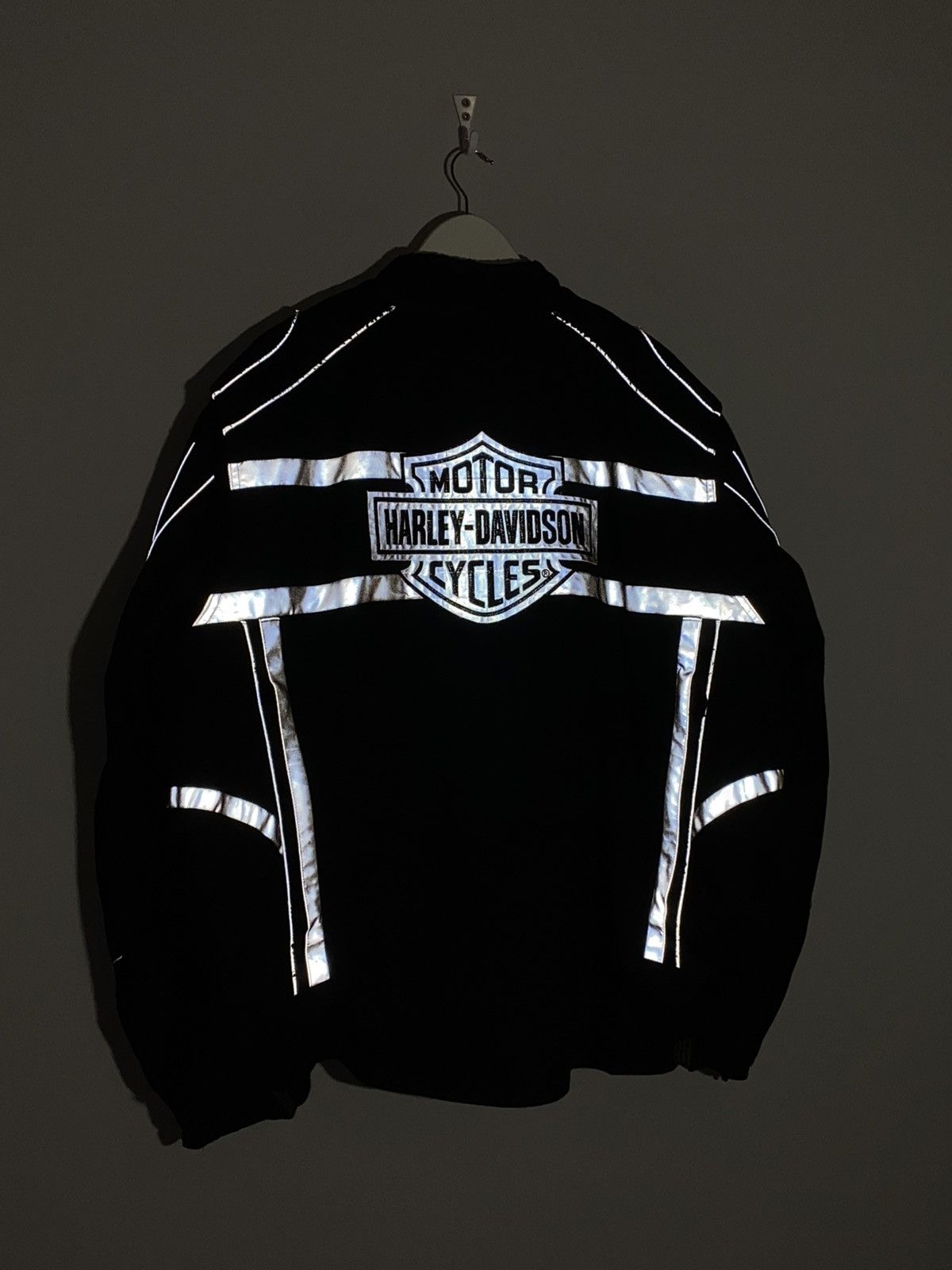 Harley Davidson 2000s Harley Davidson Reflective Motorcycle Jacket + Lining Size US XXL / EU 58 / 5 - 1 Thumbnail