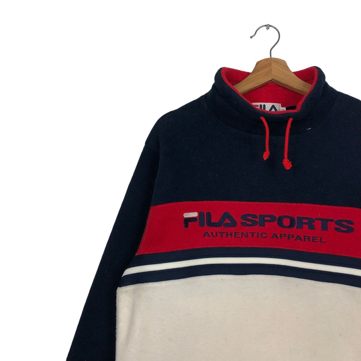 Japanese Brand × Vintage 🔥VINTAGE SWEATSHIRT PULL OVER FILA SPORTS BIG LOGO Size US S / EU 44-46 / 1 - 9 Thumbnail