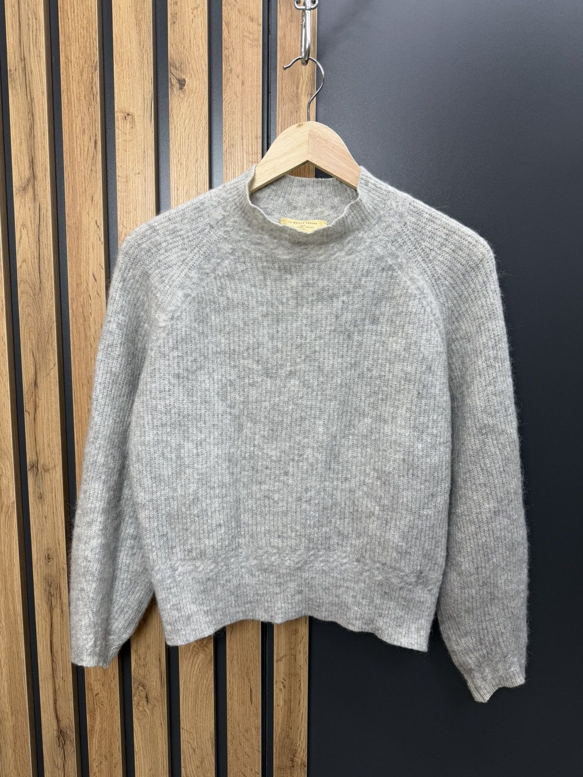 Sezane Sezane La Maille Grey Baby Alpaca Blend Sweater Womens XS Size XS / US 0-2 / IT 36-38 - 5 Thumbnail