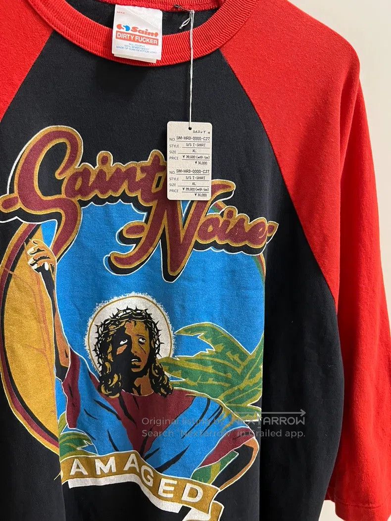 Saint Michael Saint Michael Jesus color-block three-quarter sleeve Size US XL / EU 56 / 4 - 5 Thumbnail