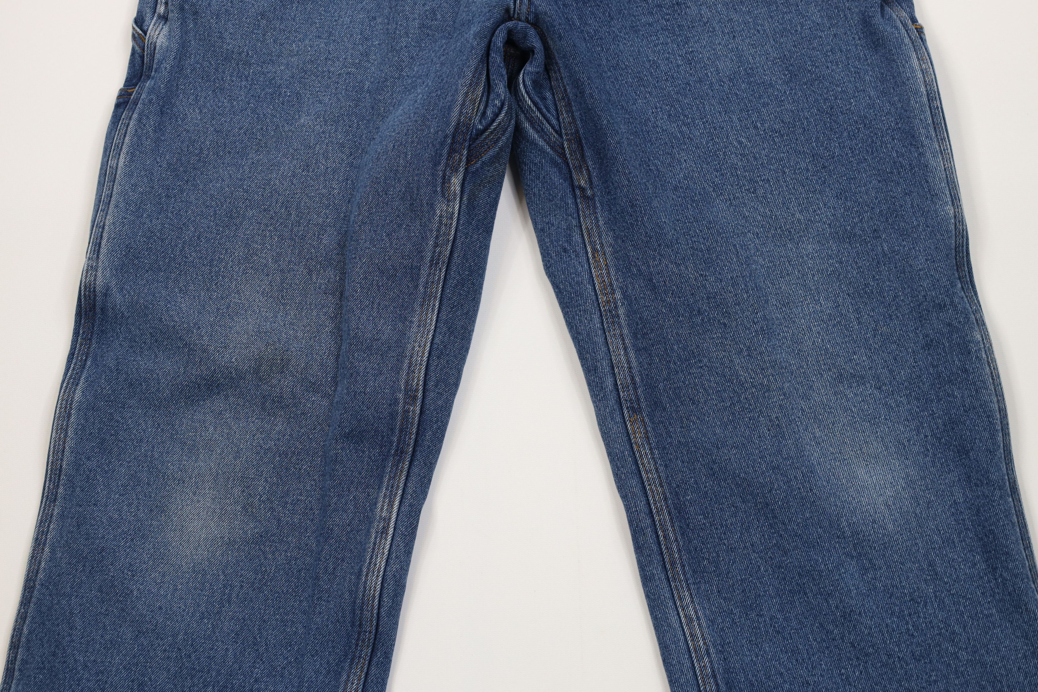 Duluth Trading Company Duluth Trading Co Fleece Lined Heavy Dungaree Denim Jeans Size US 34 / EU 50 - 4 Thumbnail