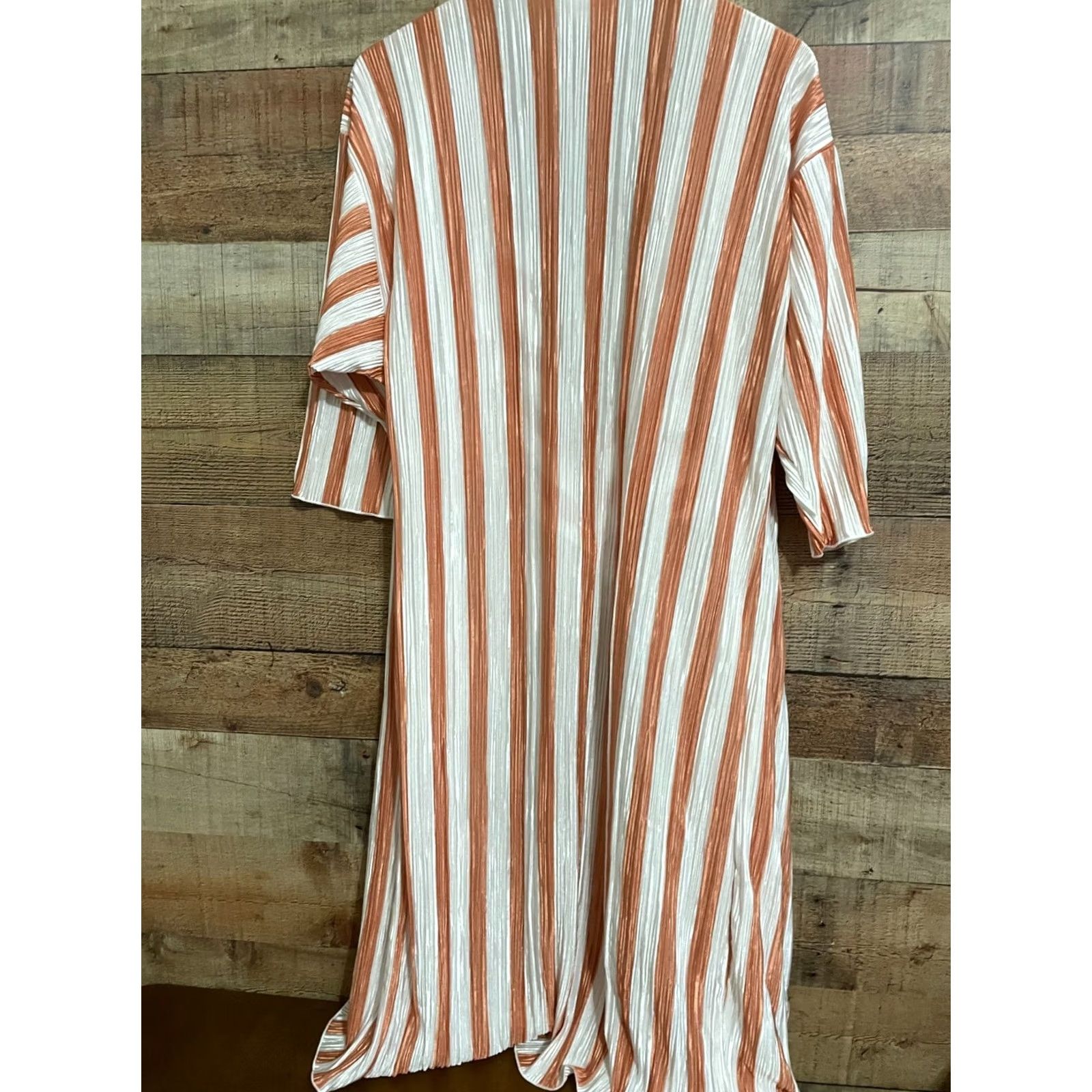 Vintage LuLaRoe Shirley Print Kimono Cover up Medium Orange Kimono Sleeve Jersey Ladies M Purple? Size M / US 6-8 / IT 42-44 - 3 Thumbnail