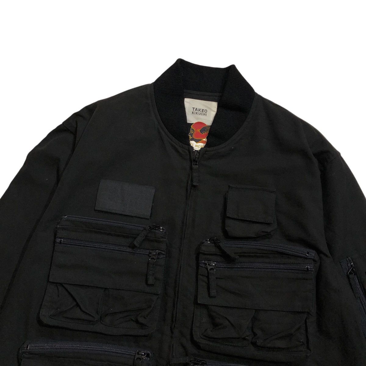 Designer × Japanese Brand × Takeo Kikuchi Multipocket Cargo Bomber Jacket Tactical Takeo Kikuchi Size US L / EU 52-54 / 3 - 2 Thumbnail