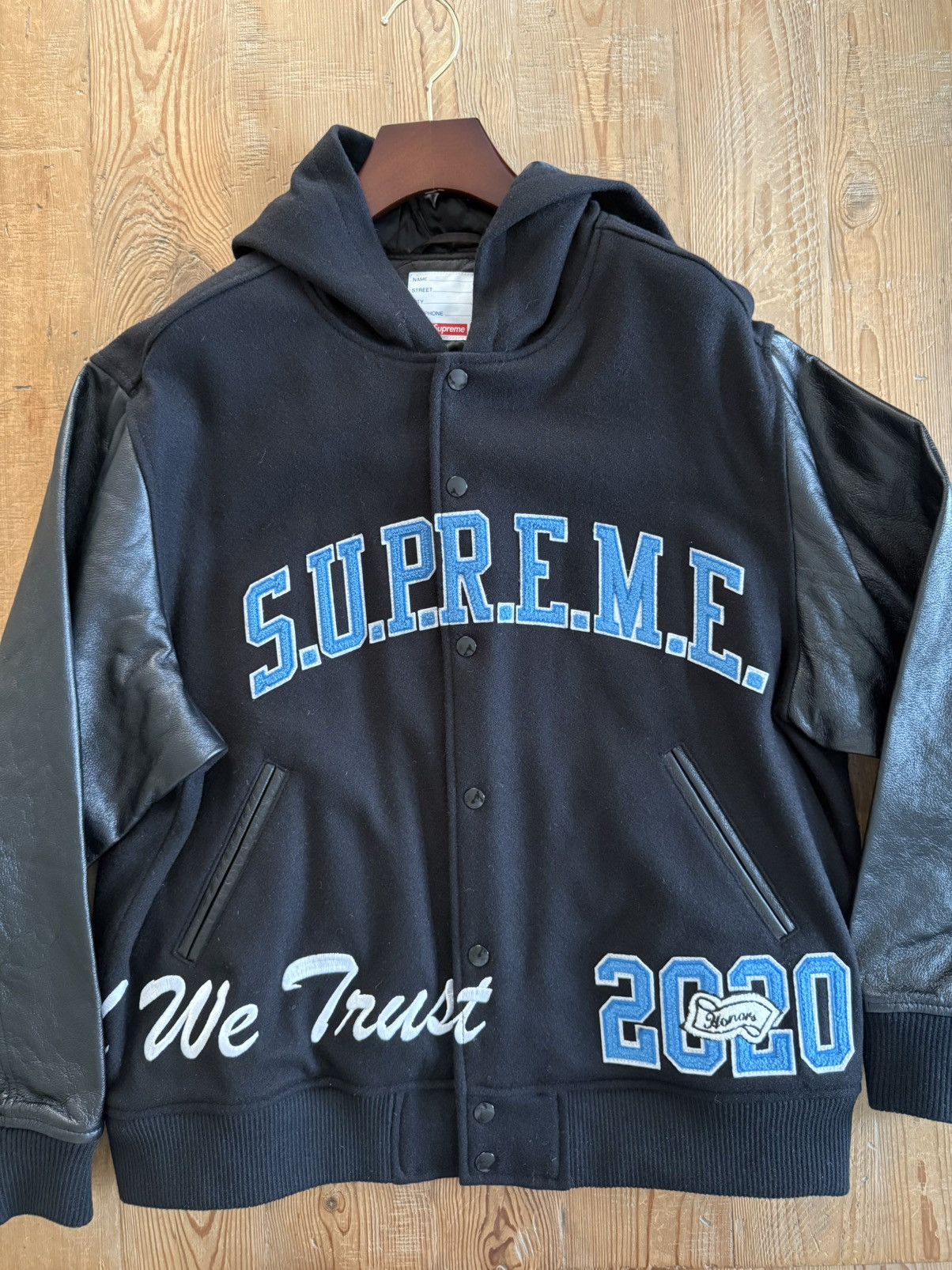 Supreme In God We Trust Varsity Jacket 【公式通販】