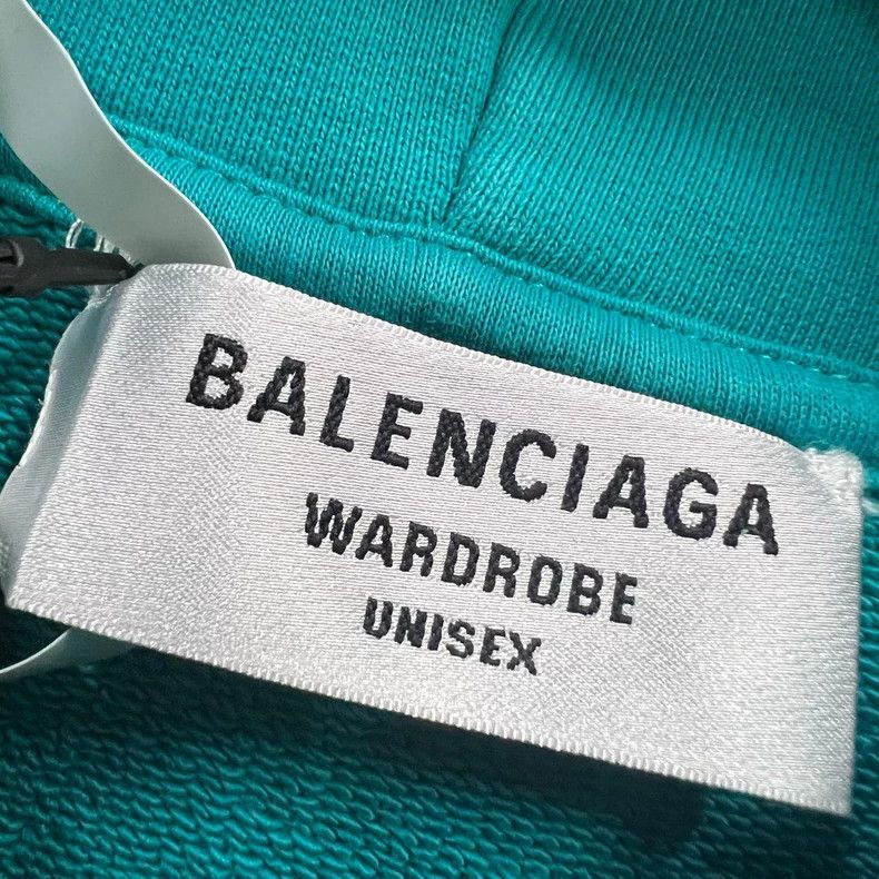 Balenciaga Balenciaga Peacock sees embroidered small logo hoodie Size US M / EU 48-50 / 2 - 4 Thumbnail