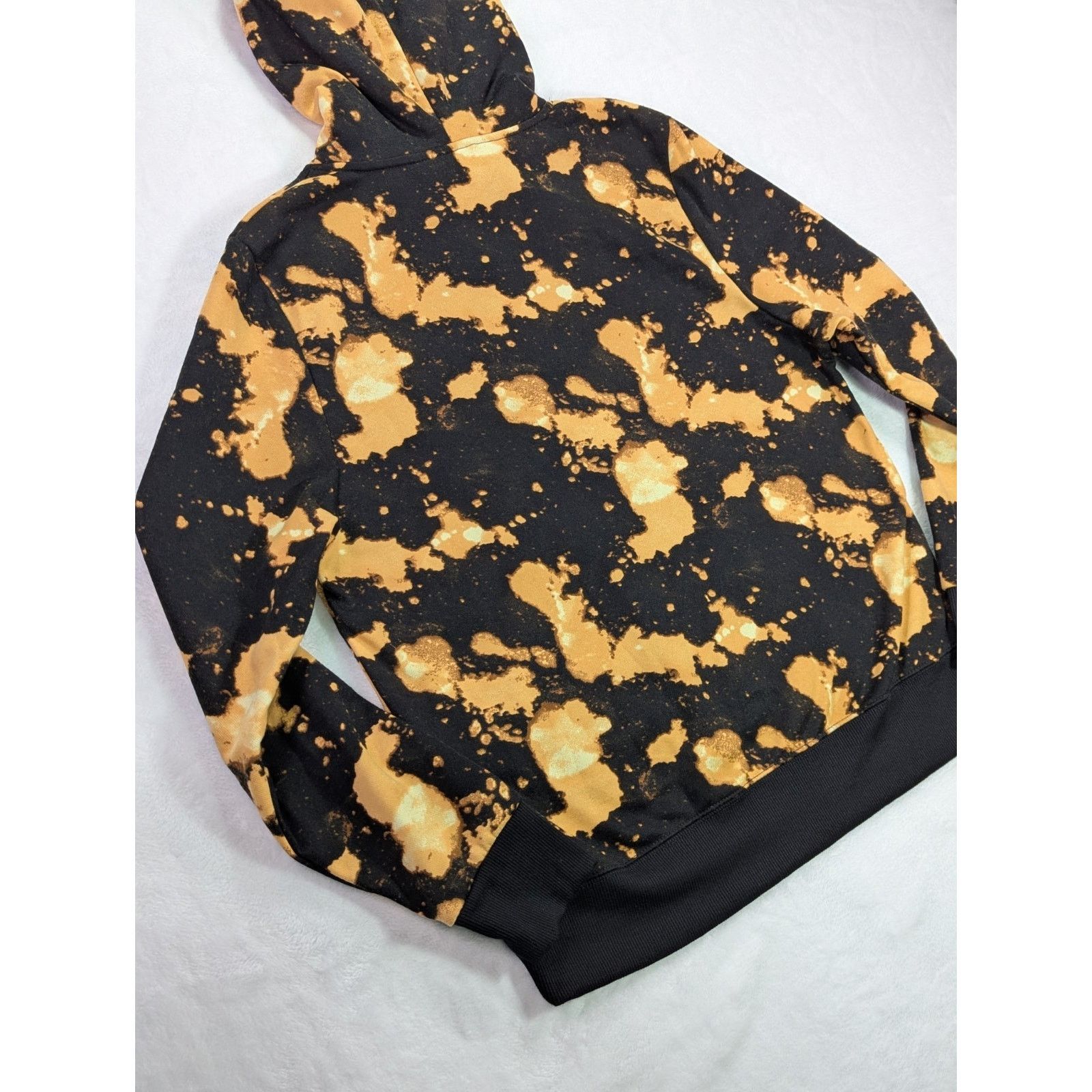 WeSC WeSC Conspiracy Mike Bleached Hoodie Black Yellow S/M Size US S / EU 44-46 / 1 - 12 Thumbnail