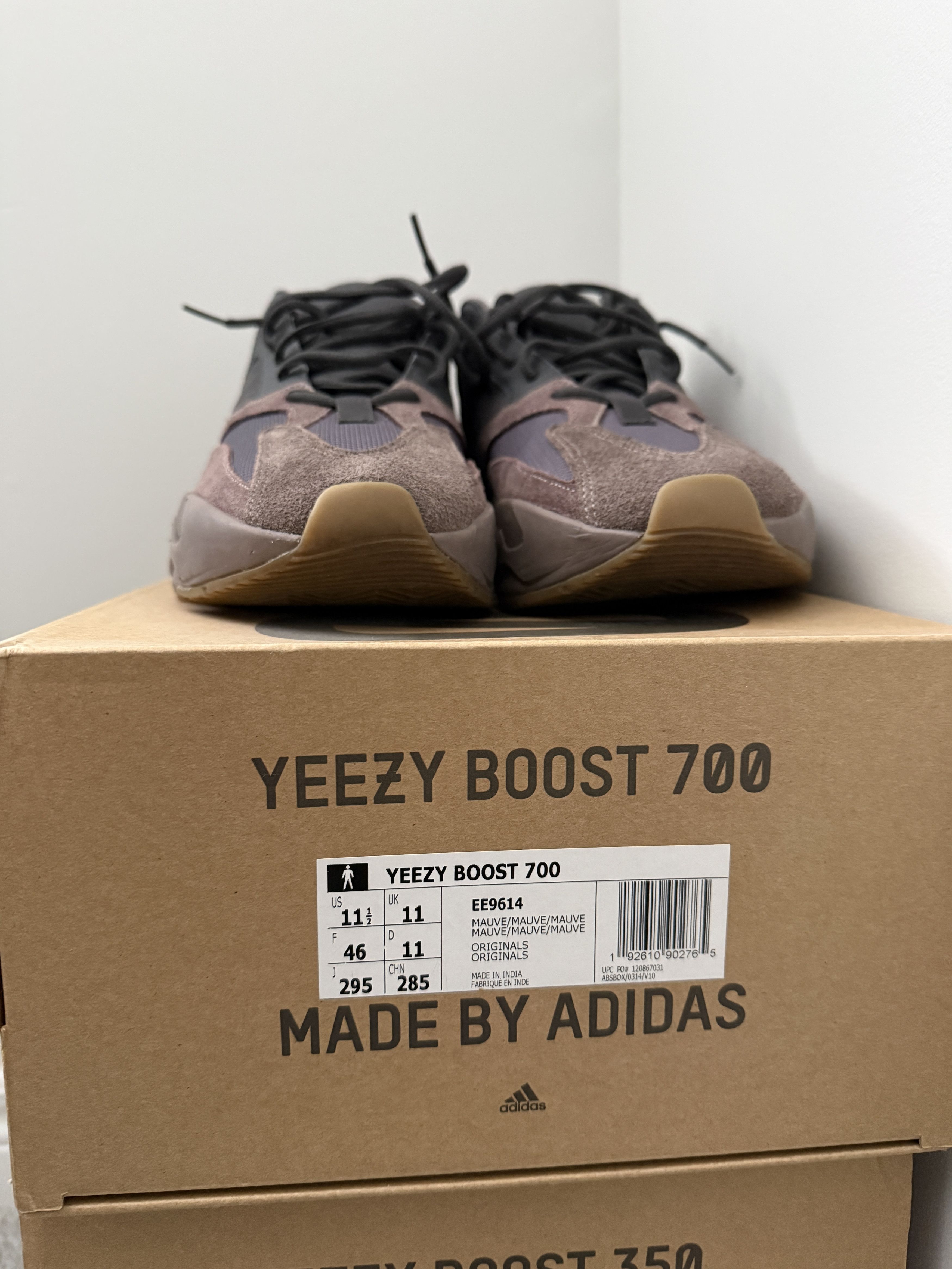 Adidas × Kanye West Yeezy Boost 700 Mauve Size US 11.5 / EU 44-45 - 2 Thumbnail