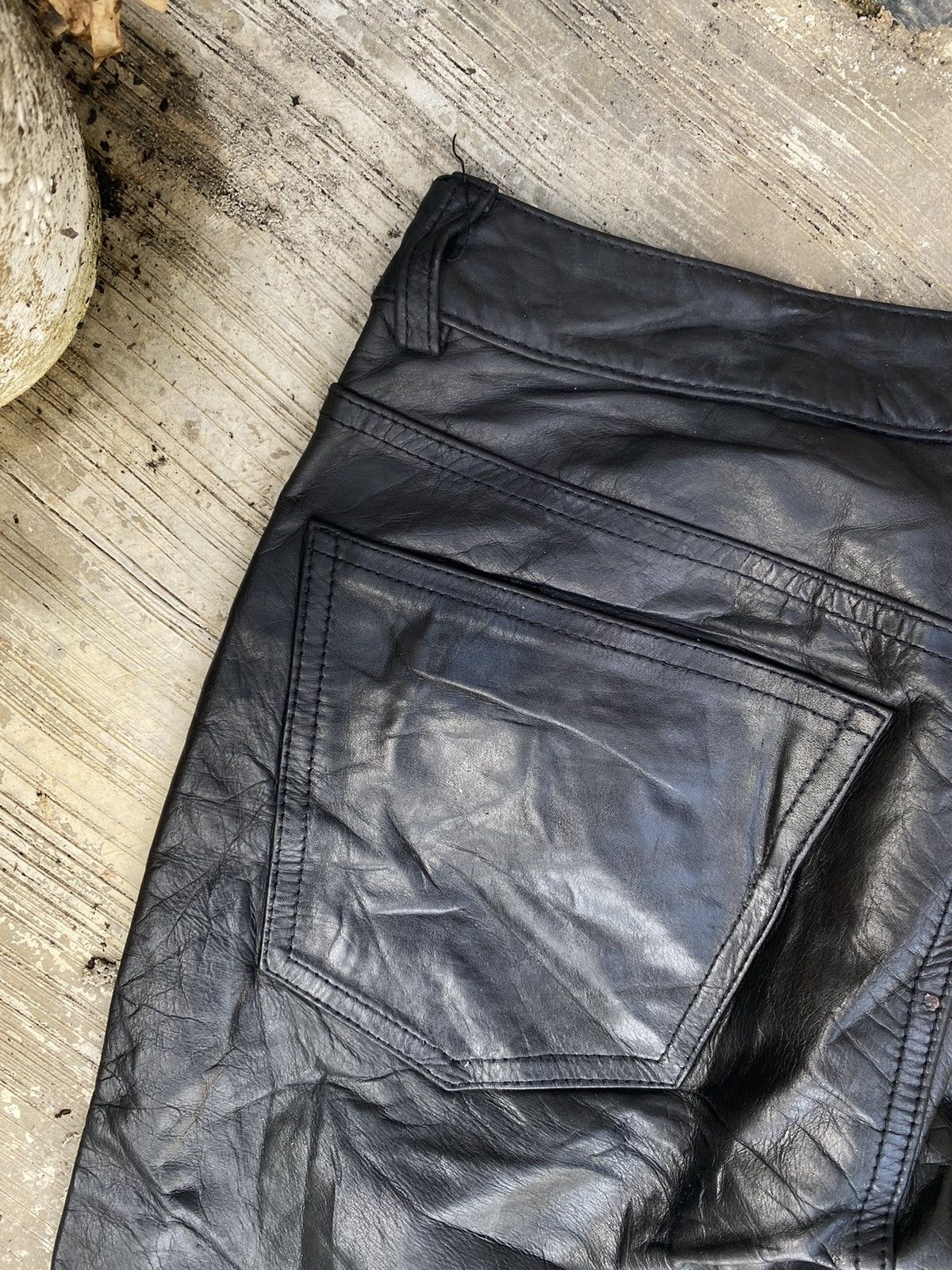 Genuine Leather Gap bootcut leather pants Size US 28 / EU 44 - 7 Thumbnail