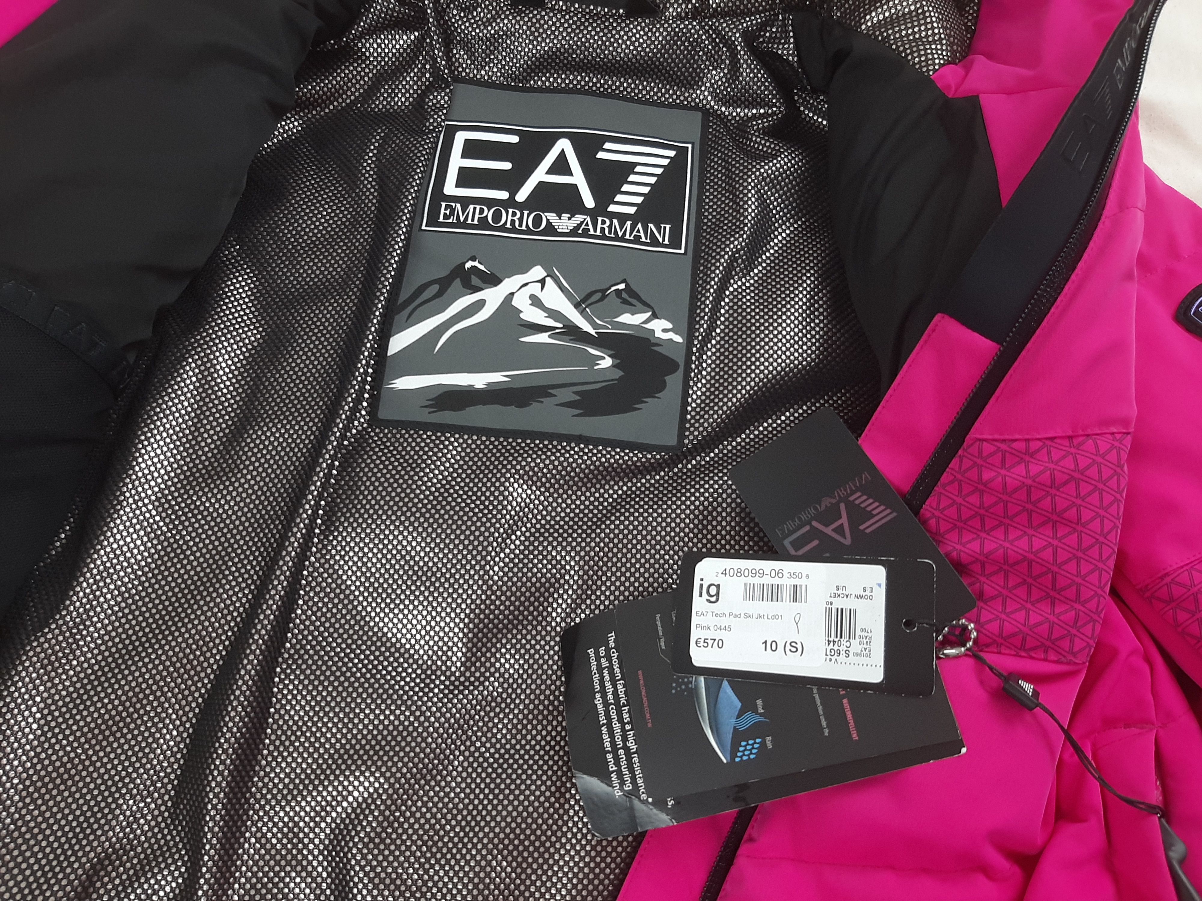 Emporio Armani Emporio Armani EA7 Ski Jacket Pink Women's Size S Size S / US 4 / IT 40 - 13 Thumbnail