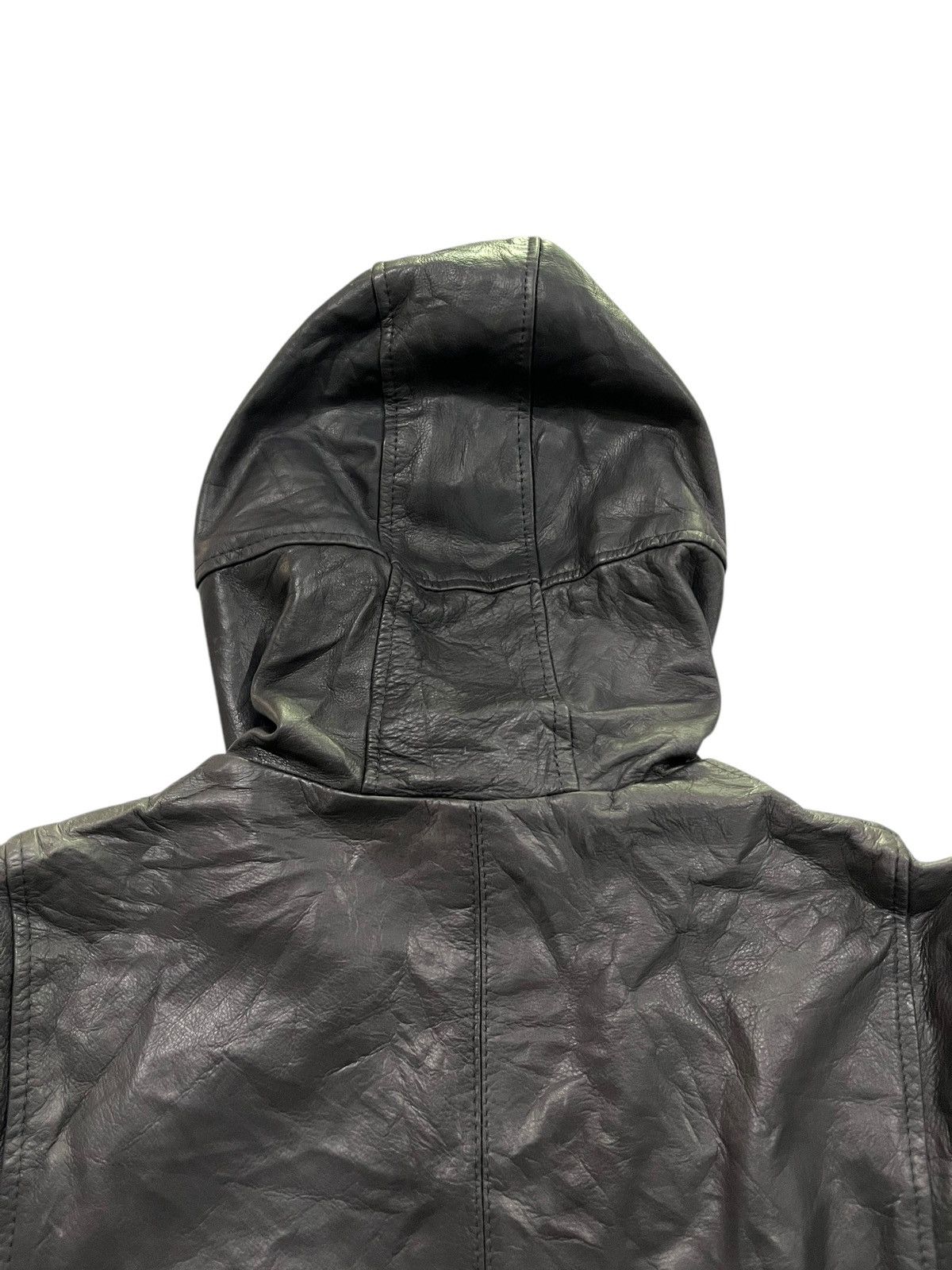 Genuine Leather Shama Do Less Code Japan Cowhide Leather Jacket Hoodie Size US S / EU 44-46 / 1 - 16 Thumbnail