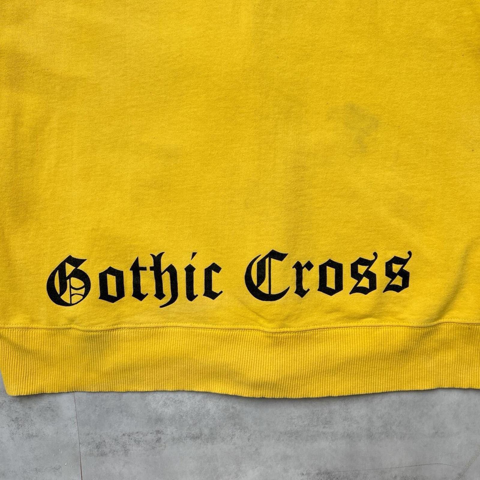 Other Y2K Gothic Cross 00s Yellow Hoodie Jacket Size US M / EU 48-50 / 2 - 5 Thumbnail