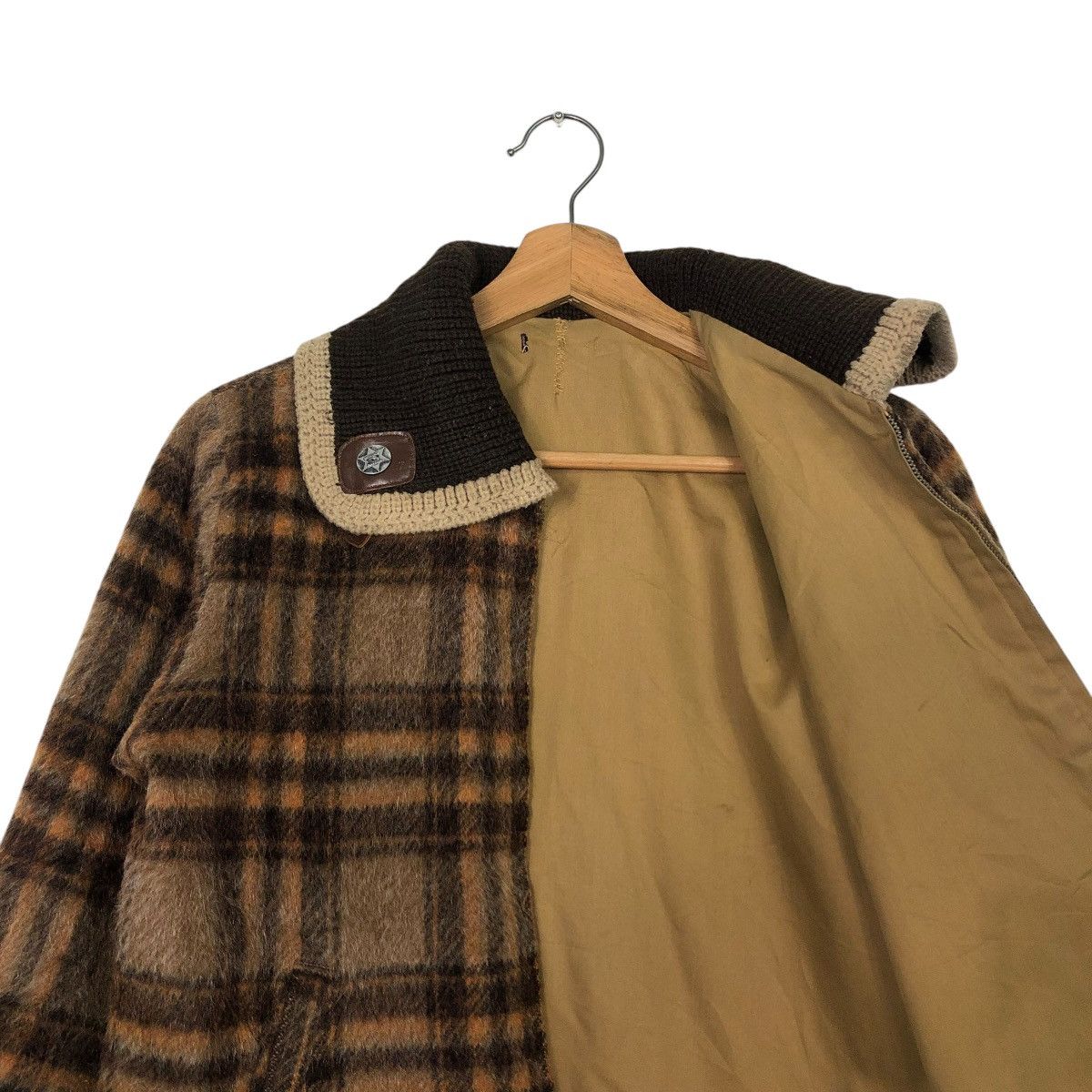 Japanese Brand 🔥VINTAGE CHORE WORK WOOL JACKET TARTAN CHECK ISSEY MIYAKE Size US M / EU 48-50 / 2 - 16 Thumbnail