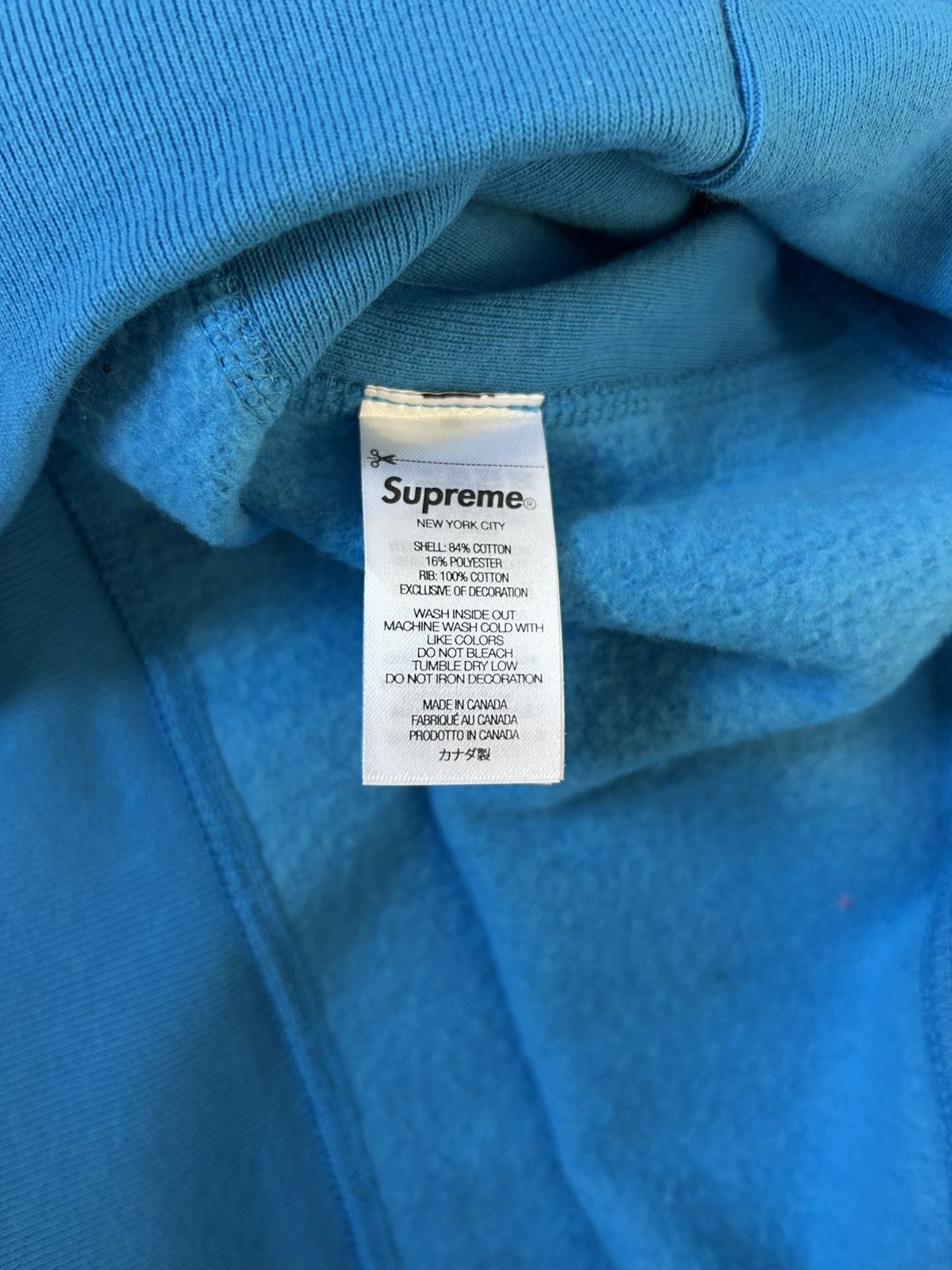 Supreme Supreme Box Logo Hoodie FW25 Cyan Size US M / EU 48-50 / 2 - 8 Thumbnail
