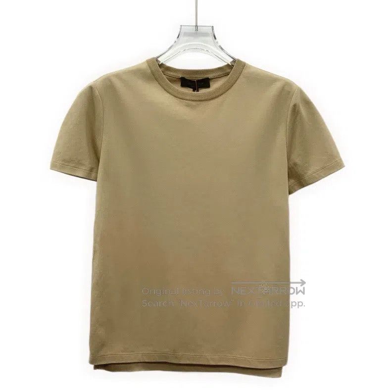 Loro Piana Loro Piana 25 Model Brown Logo Embroidered Cotton Crewneck Size XS / US 0-2 / IT 36-38 - 1 Thumbnail