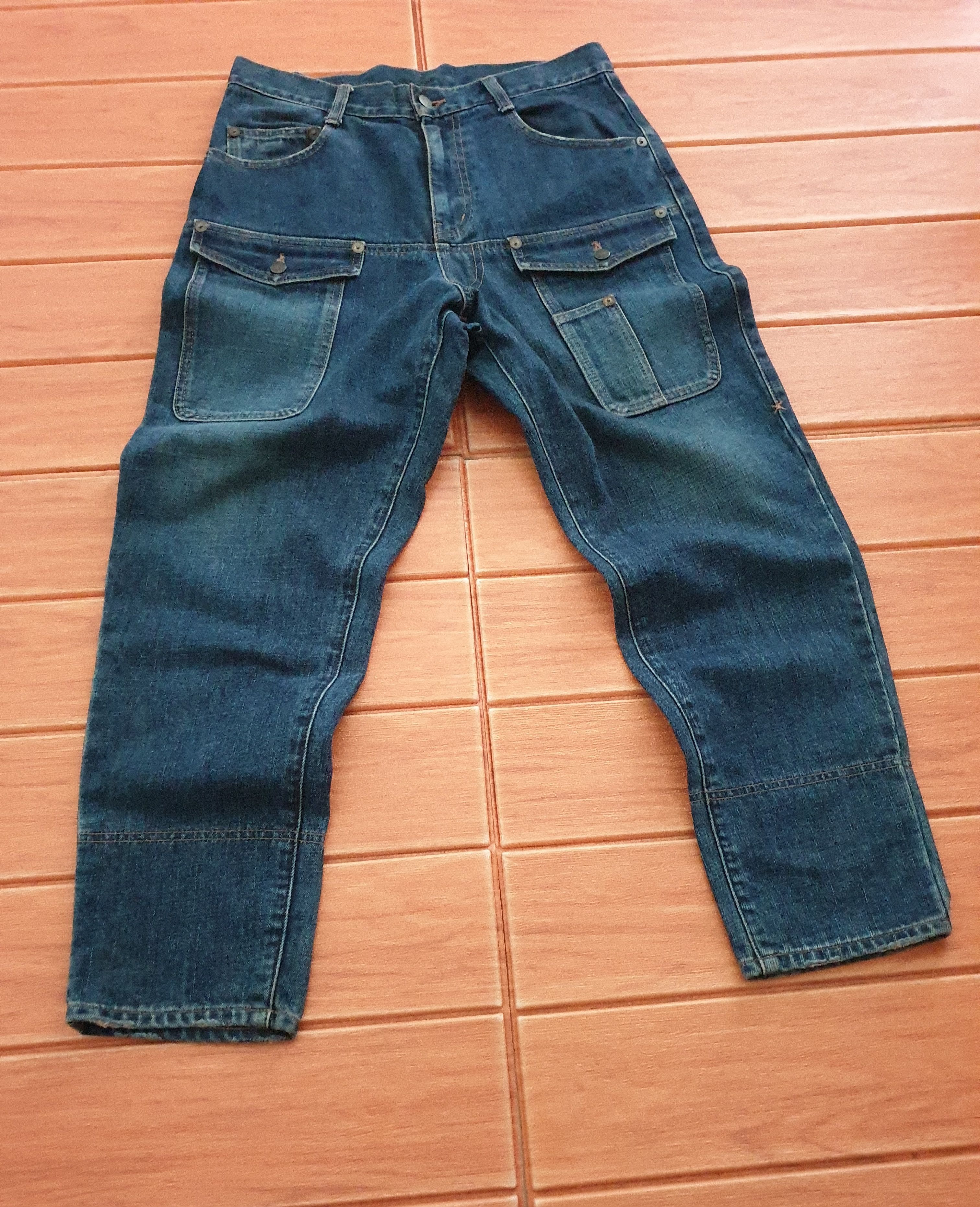Issey Miyake 💥Frapbois Issey Miyake Japanese brand denim pant Size US 31 - 6 Thumbnail