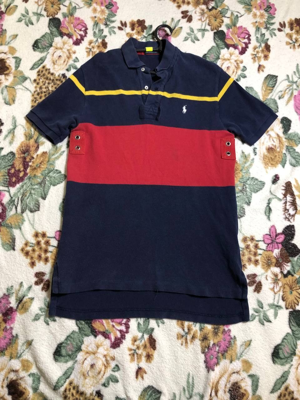 Polo Ralph Lauren Vintage Y2K Polo Ralph Lauren Stripped Polo Tee Size US M / EU 48-50 / 2 - 1 Thumbnail