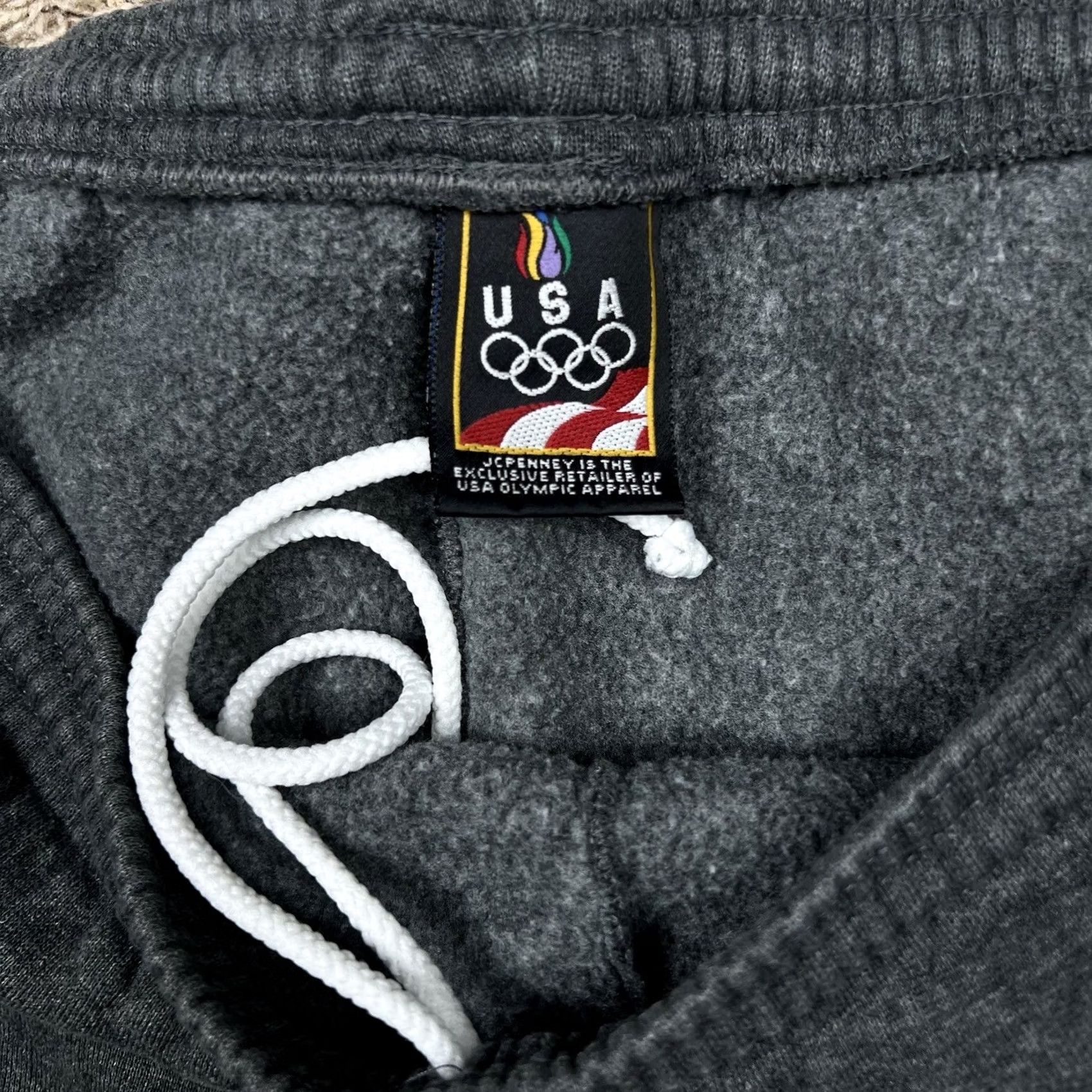 JCPenney VINTAGE JC Penny Olympic Embroidered Athletic Sweat Gym Shorts 4XL Gray Unisex Adults 90s 4XL Shorts Mens Womens Size US 39 - 2 Thumbnail