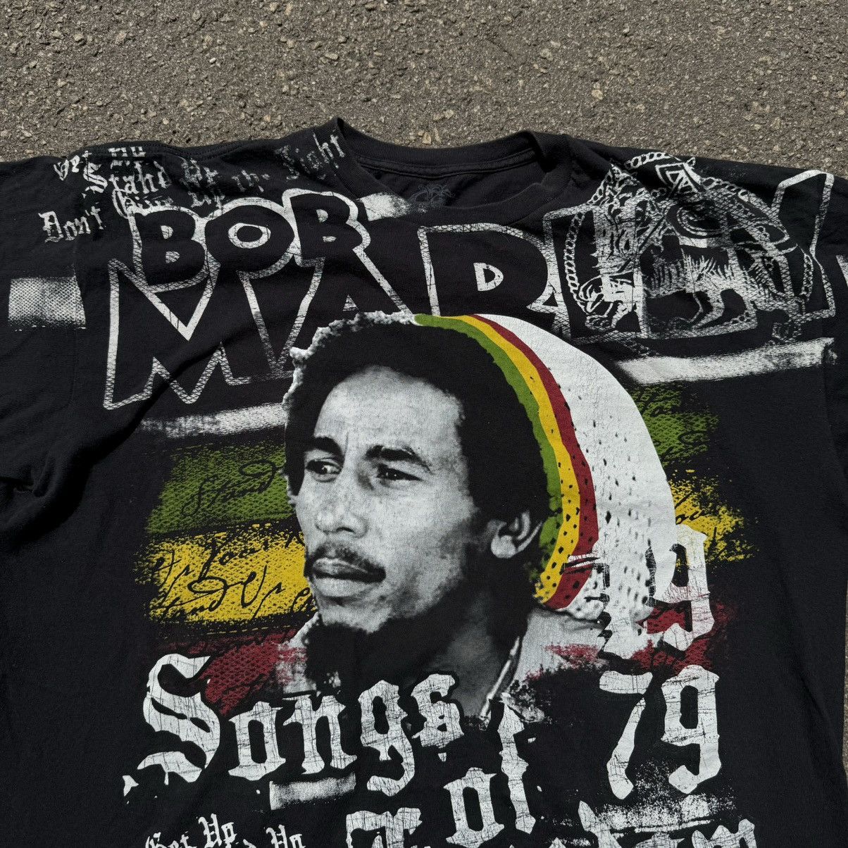 Bob Marley × Rap Tees × Vintage vintage 2011 tshirt bob marley rap tees y2k streetwear Size US XXL / EU 58 / 5 - 5 Thumbnail