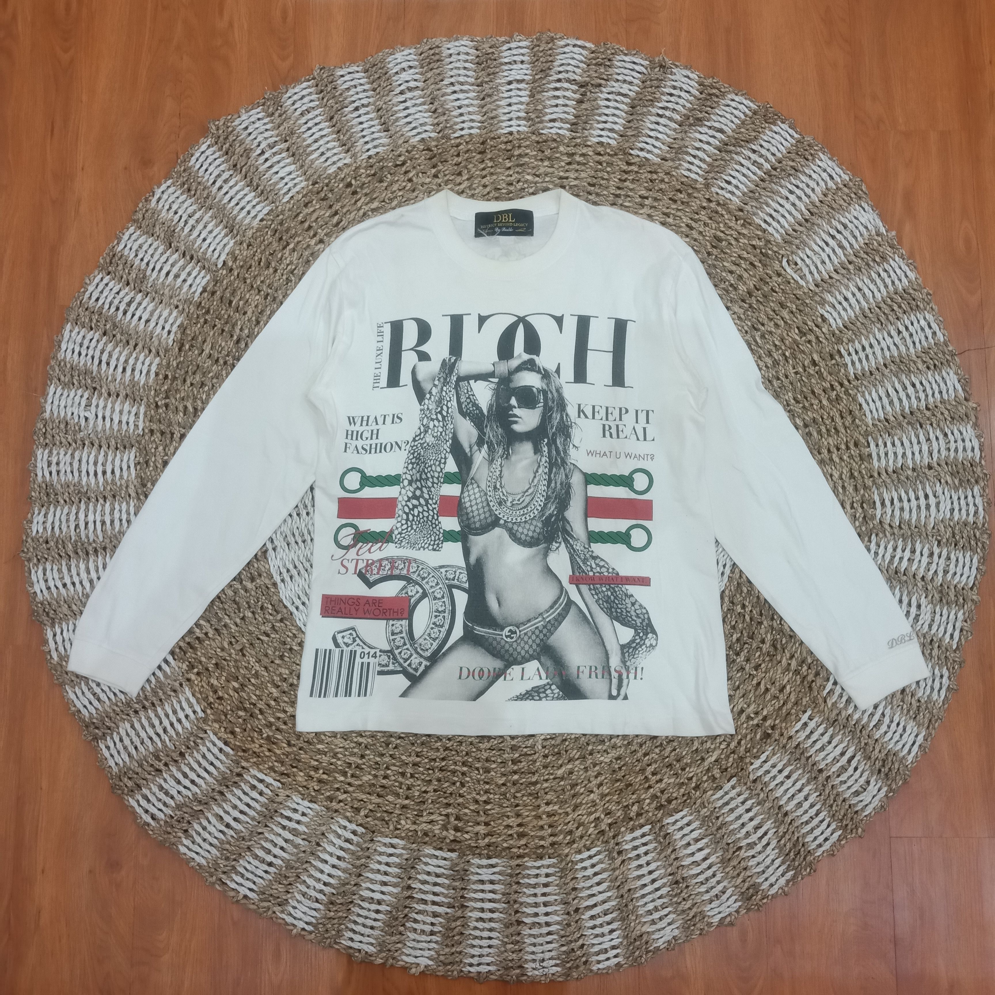 Y2k district beyond legacy the luxe life BITCH t shirt