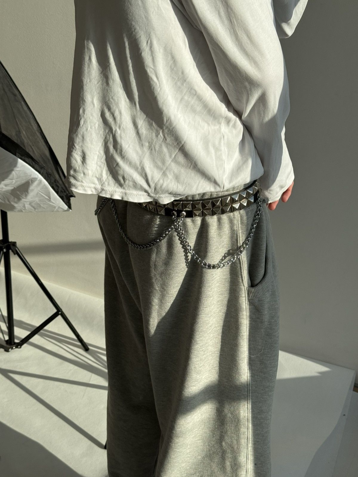 Hysteric Glamour × Japanese Brand Vintage Belts Y2K Rhinestones Punk leather belt Japanese Size ONE SIZE - 14 Thumbnail
