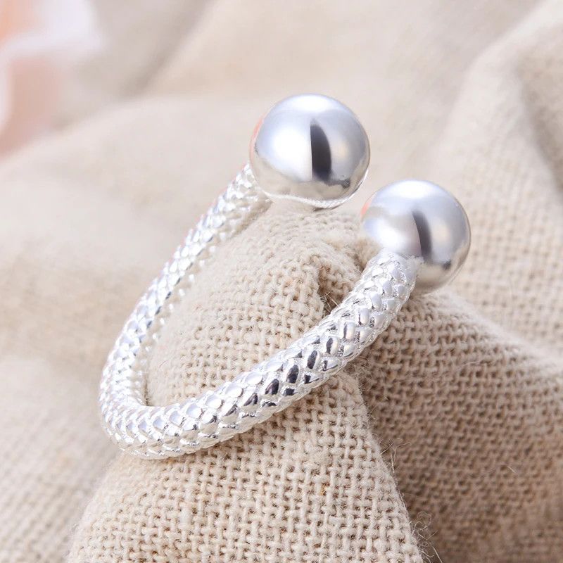 Designer × Jewelry Twist Ball Ring Size ONE SIZE - 6 Thumbnail