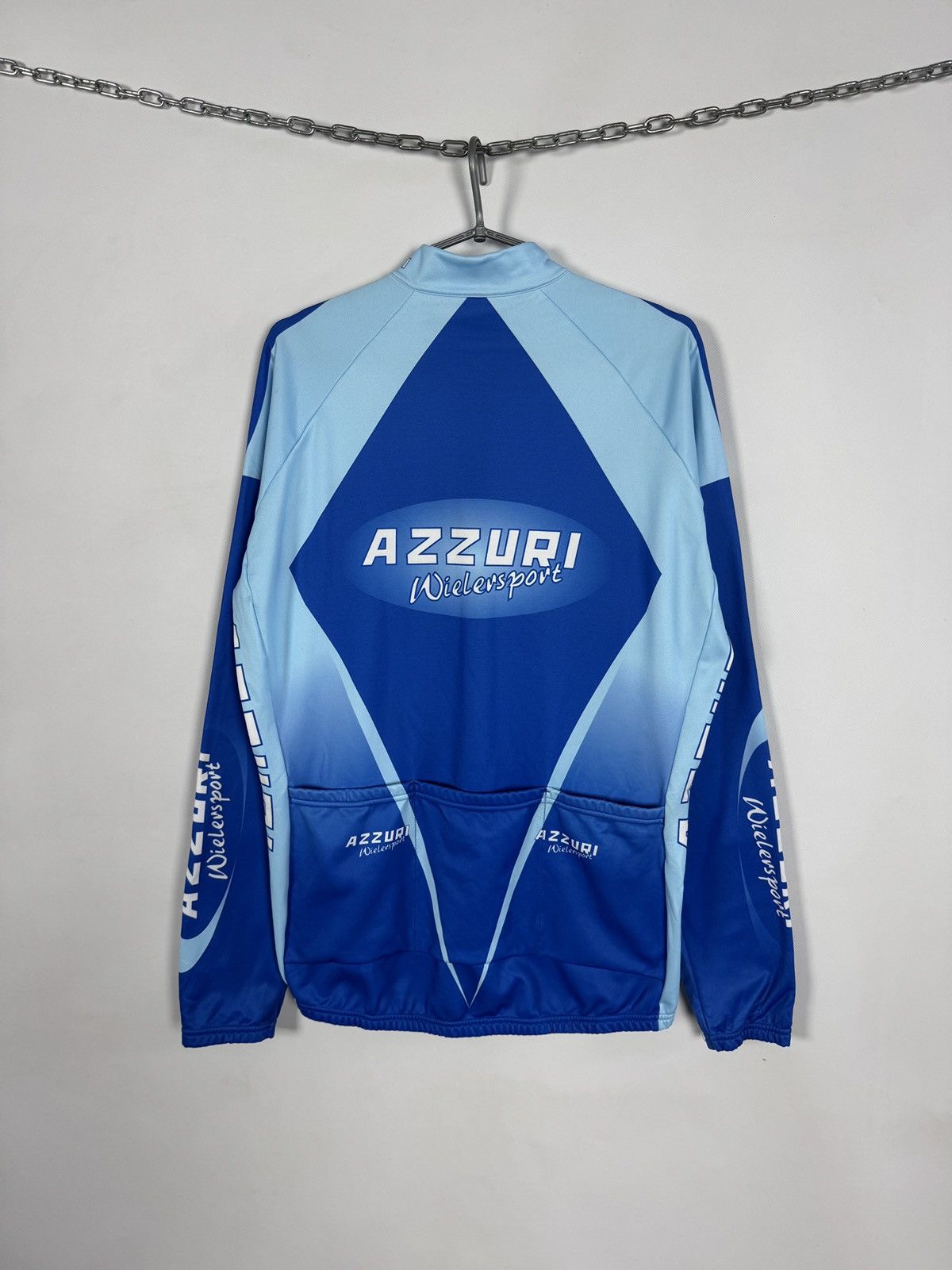 Rapha SMS Santini Azzuri Cycling Zip Jacket Long Sleeve Italy XL Size US XL / EU 56 / 4 - 12 Thumbnail