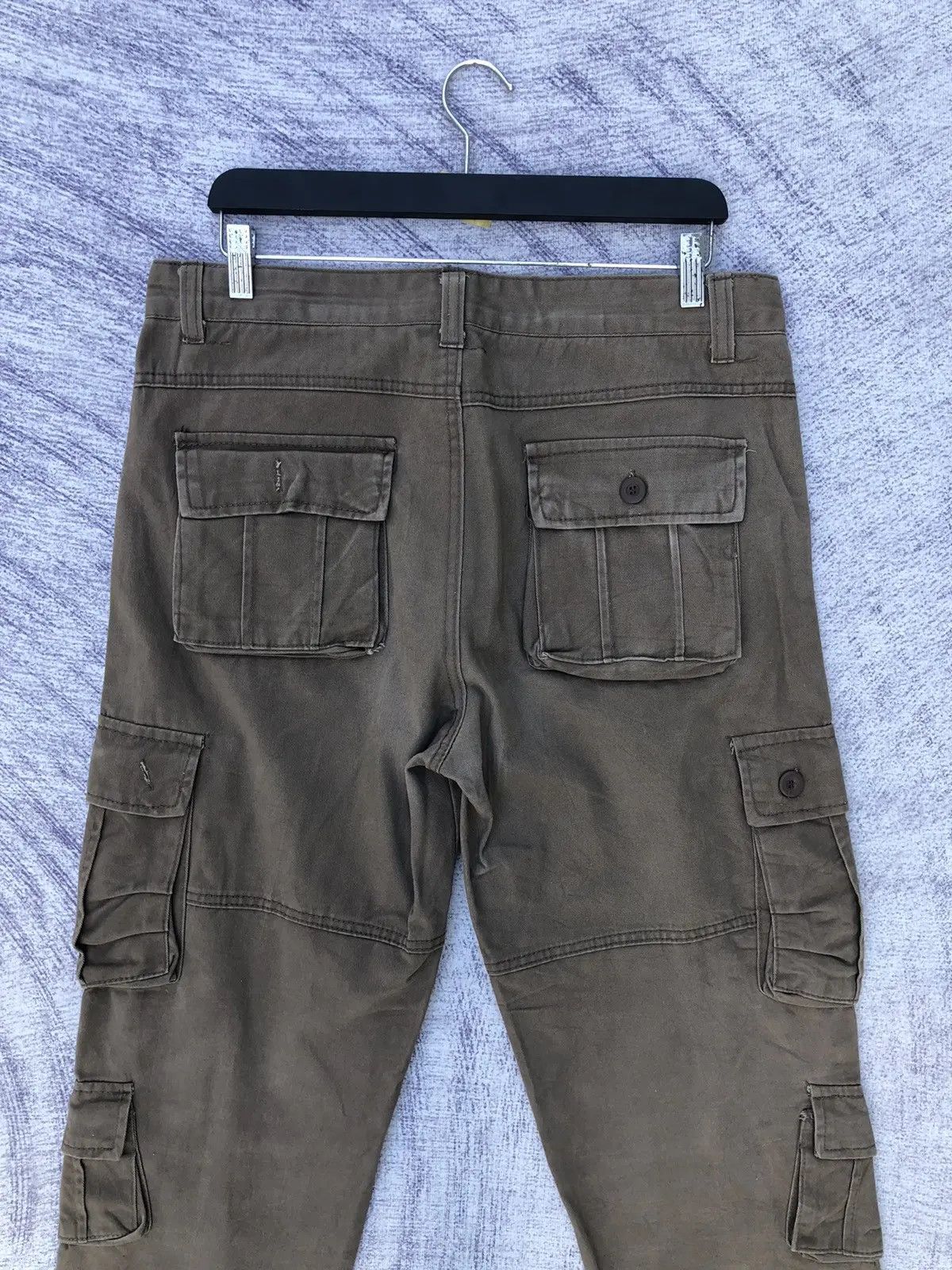 20471120 × Vintage Japanesebrand Cargo Pants 8 Pocket W34xL42 Size US 34 / EU 50 - 13 Thumbnail