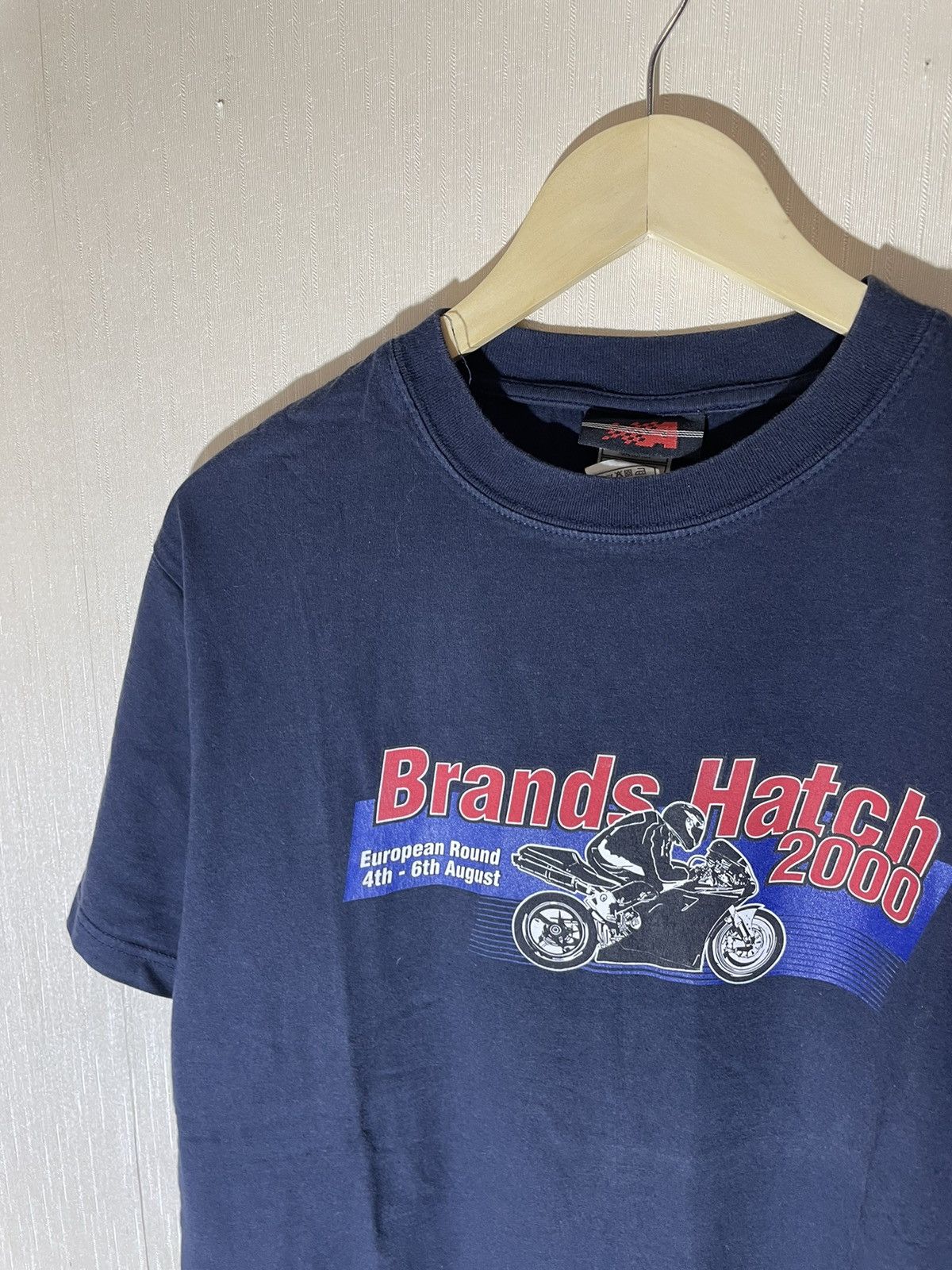 Vintage Superbike brand hatch racing vintage T shirt 90s Size US M / EU 48-50 / 2 - 10 Thumbnail